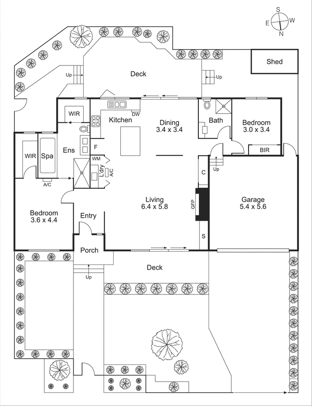 1/134 Bay Road, Sandringham VIC 3191 - Floorplan