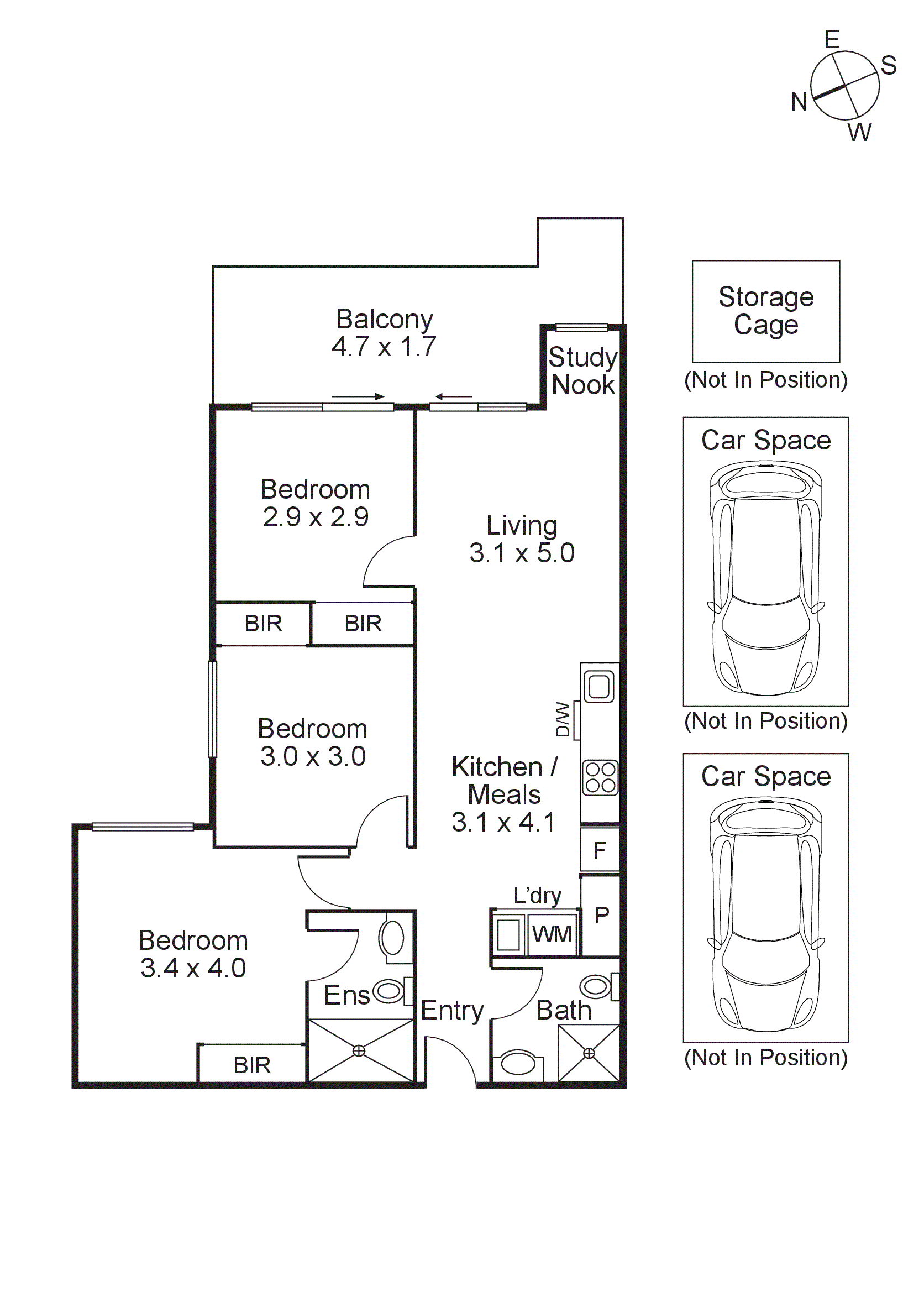 113/7 Cowra Street, Brighton VIC 3186 - Floorplan