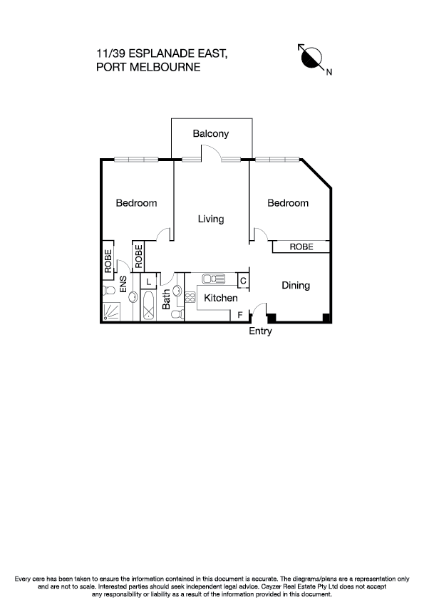 11/39 Esplanade East, PORT MELBOURNE VIC 3207 - Floorplan
