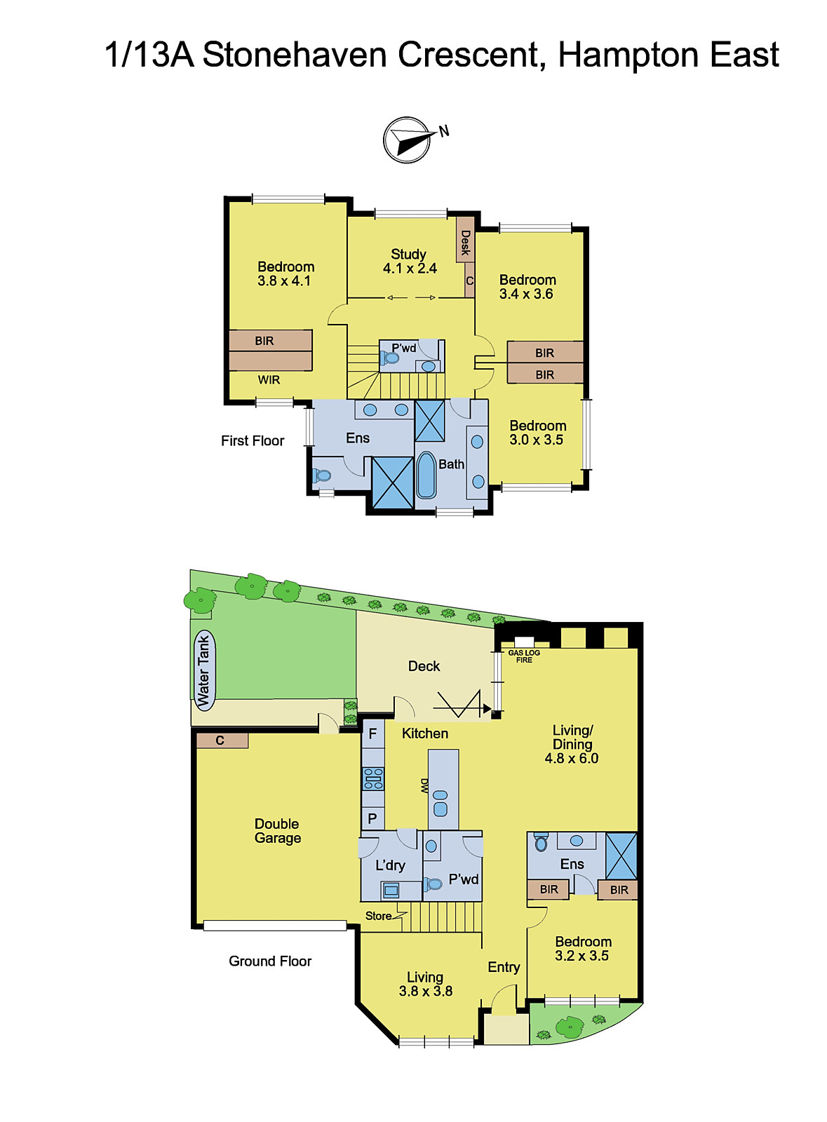 1/13A Stonehaven Crescent, Hampton East VIC 3188 - Floorplan