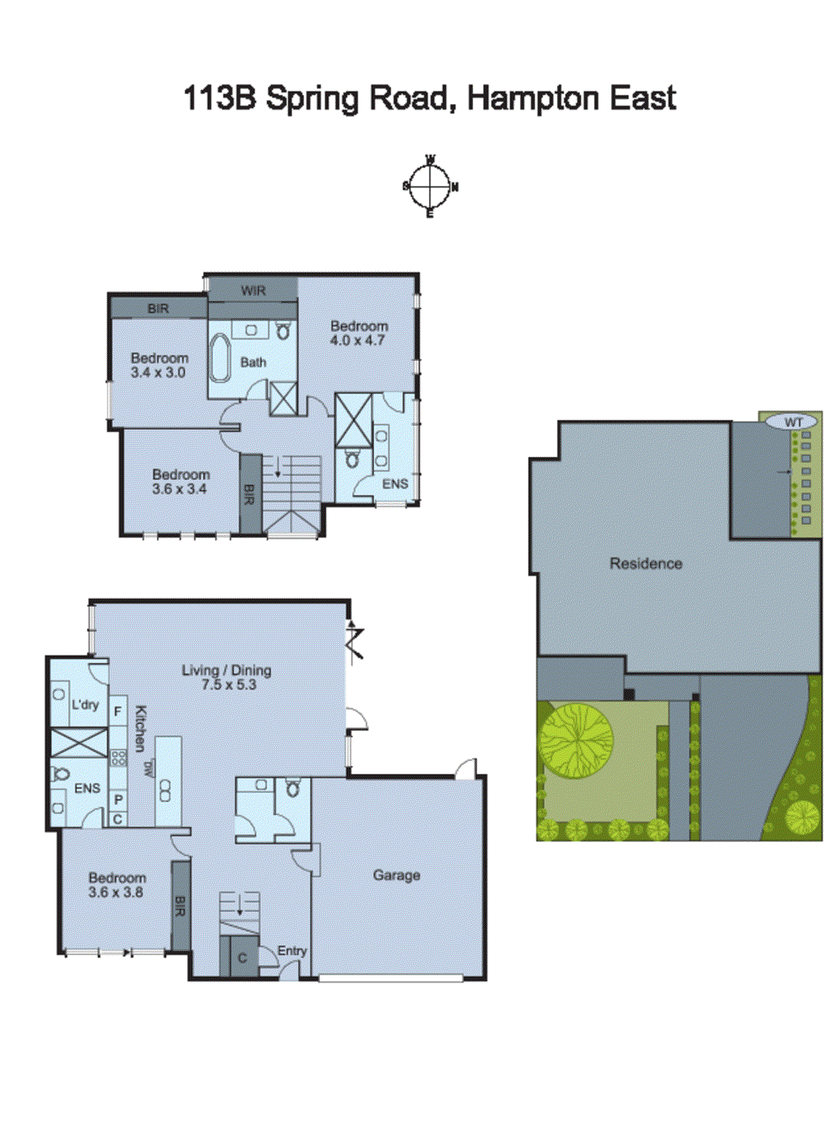 113B Spring Road, Hampton East VIC 3188 - Floorplan