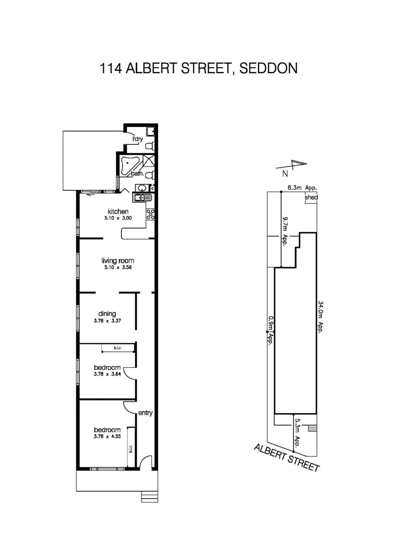 114 Albert Street, SEDDON VIC 3011 - Floorplan