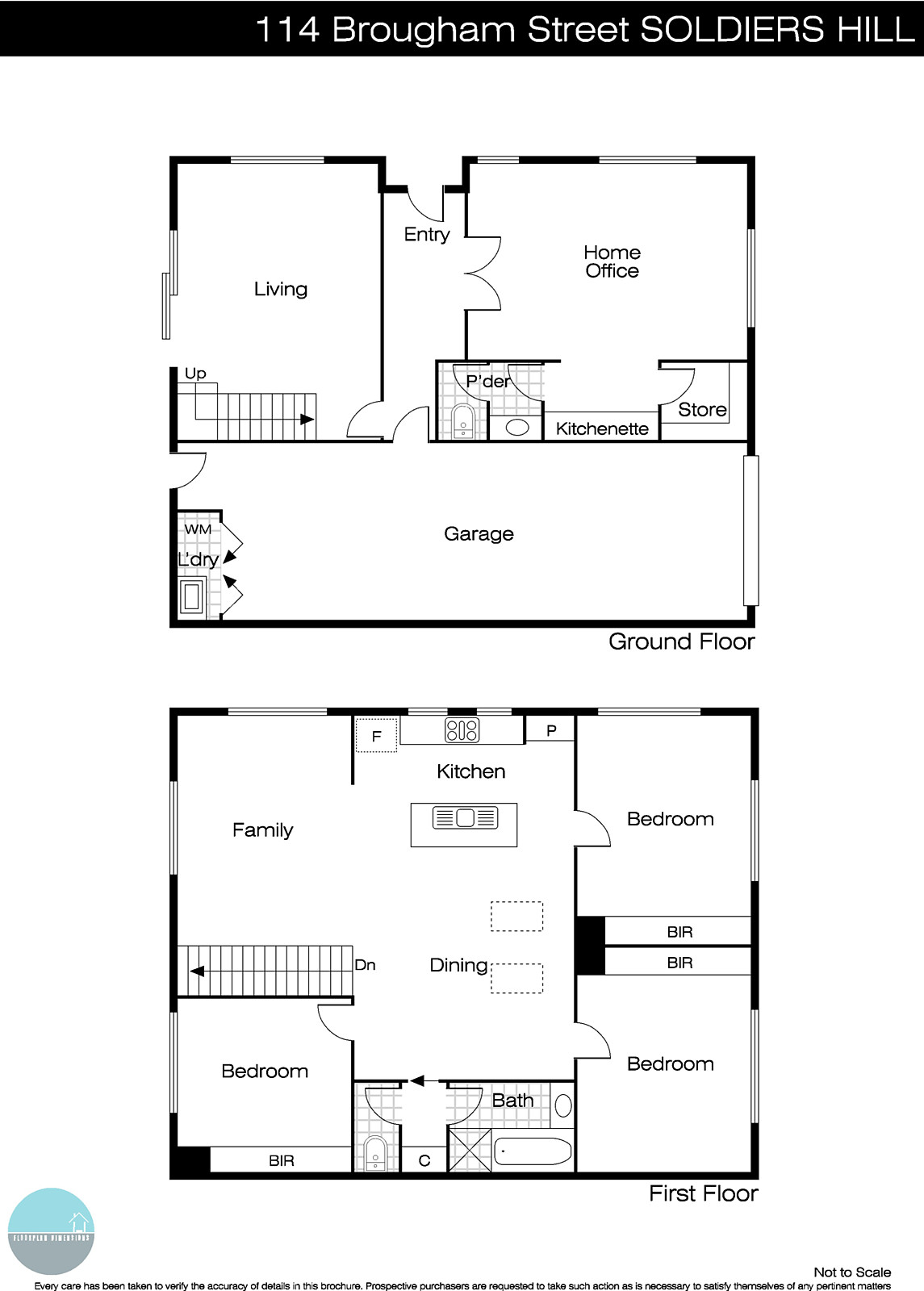 114 Brougham Street, Soldiers Hill VIC 3350 - Floorplan