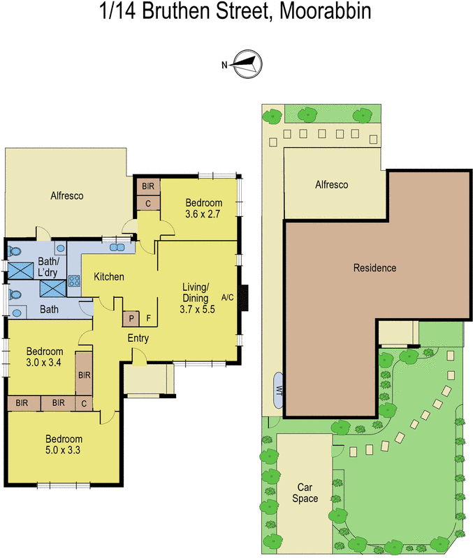 1/14 Bruthen Street, Moorabbin VIC 3189 - Floorplan