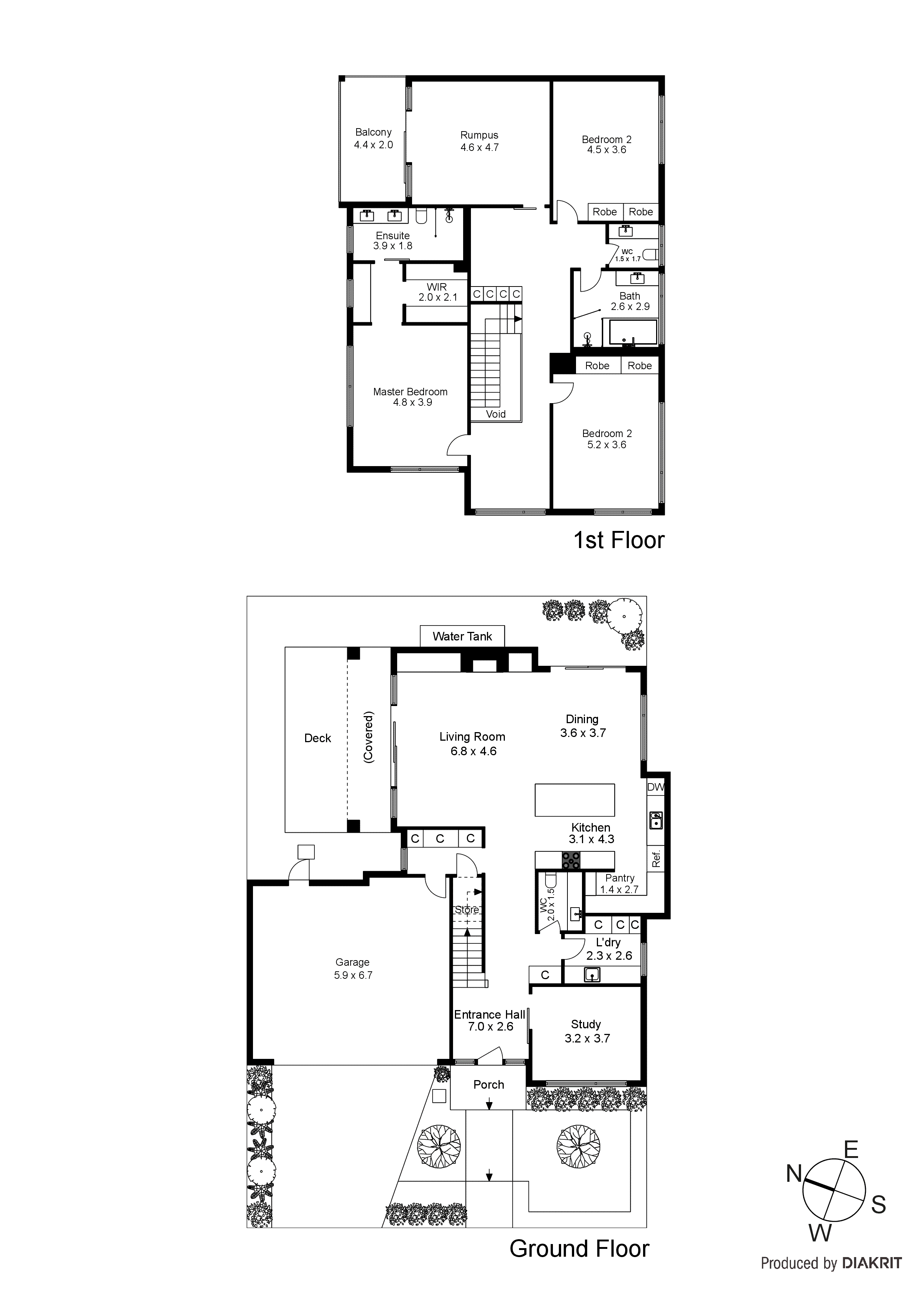 1/14 Duff Street, Sandringham VIC 3191 - Floorplan