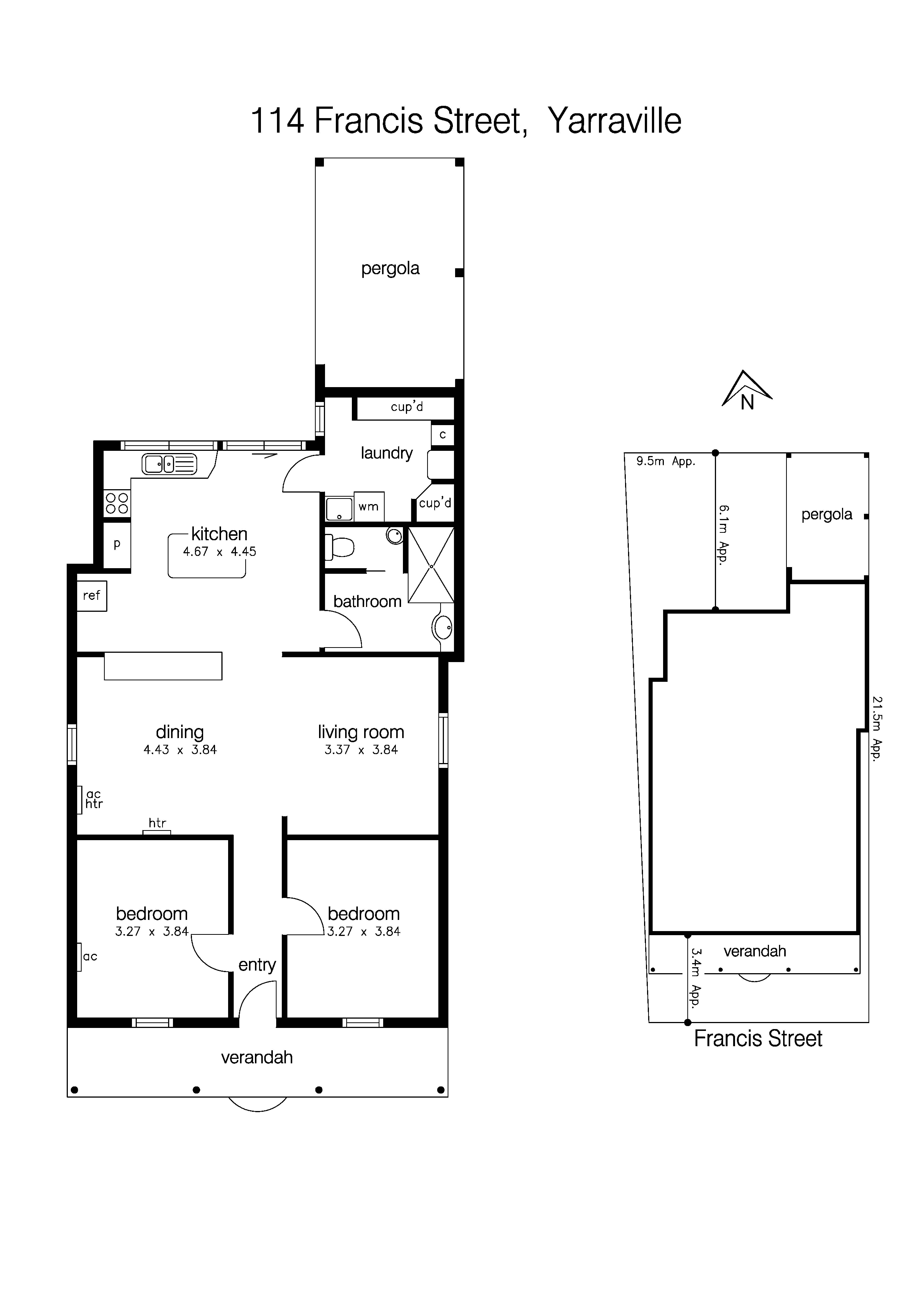 114 Francis Street, YARRAVILLE VIC 3013 - Floorplan