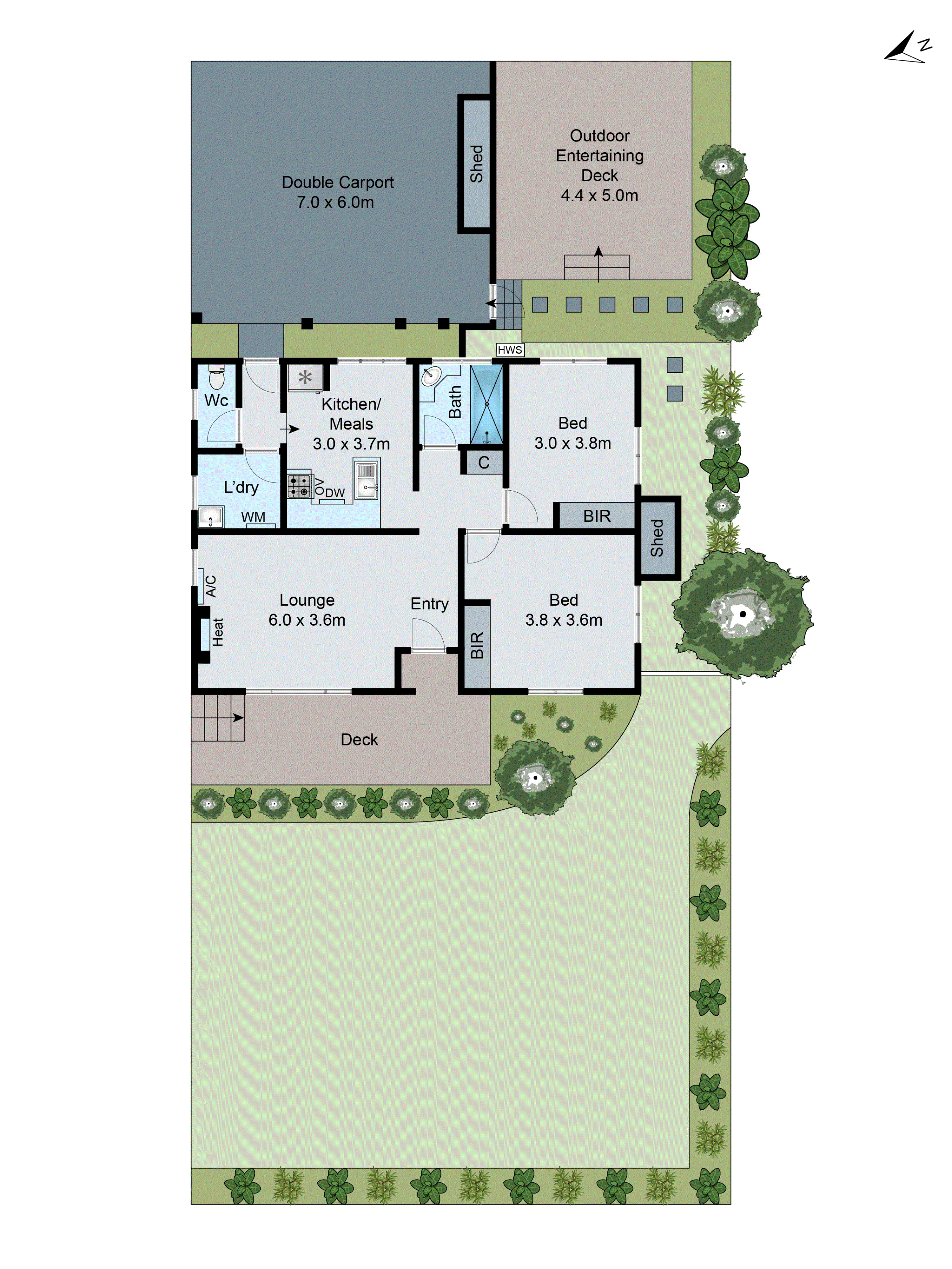 1/14 Gooyong Avenue, Chadstone VIC 3148 - Floorplan