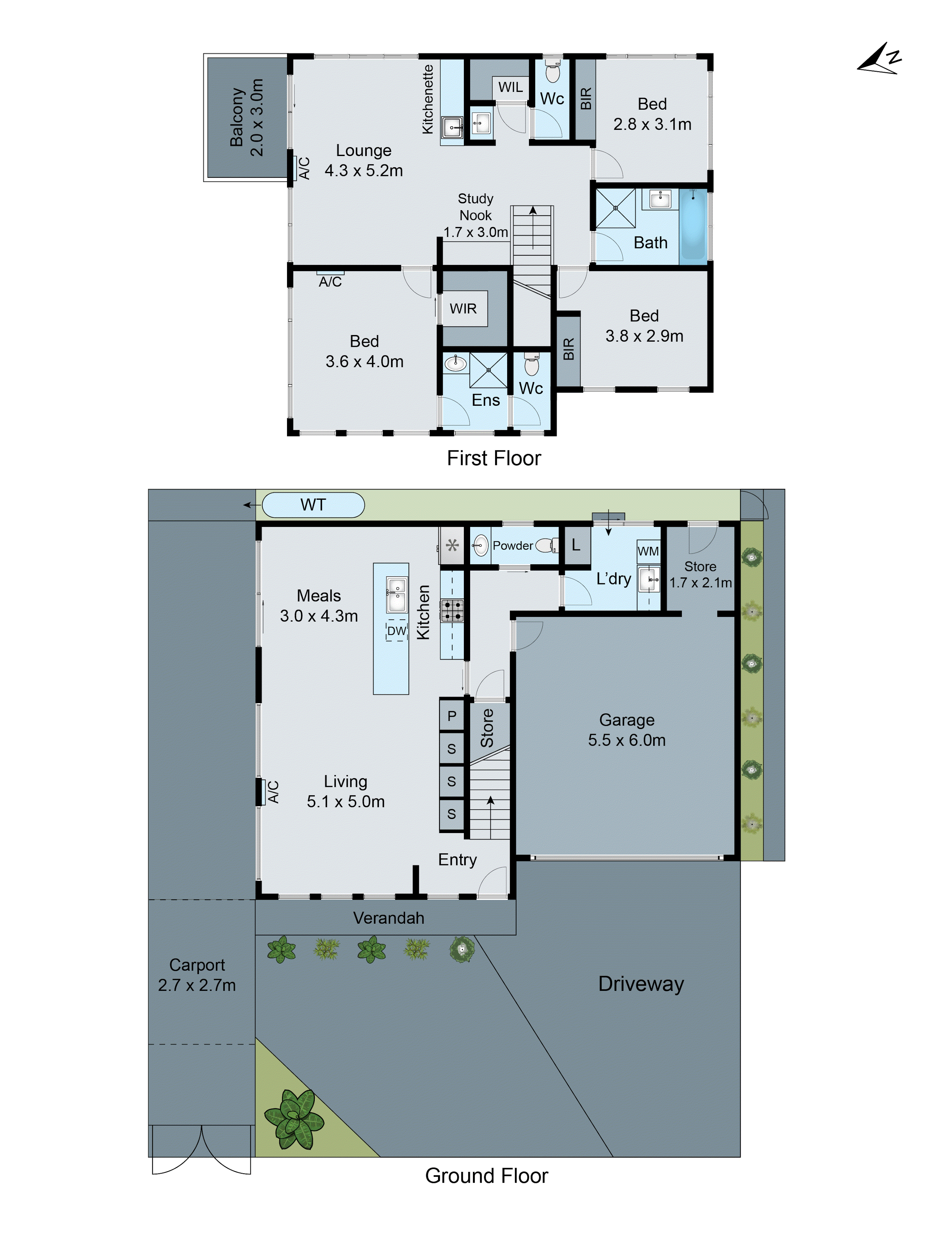 1/14 McNicol Street, Geelong West VIC 3218 - Floorplan