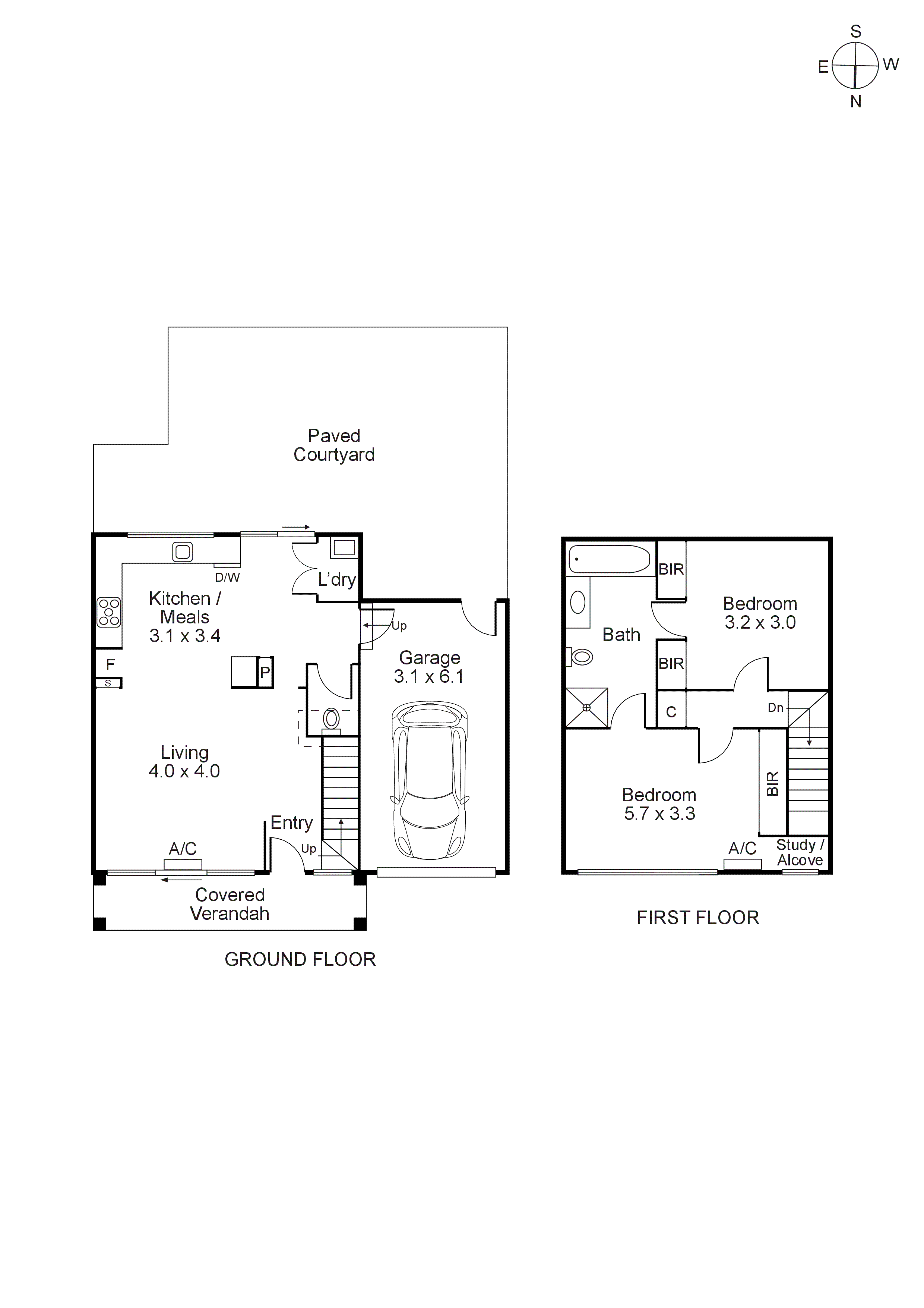 1/14 Ormond Road, Ormond VIC 3204 - Floorplan