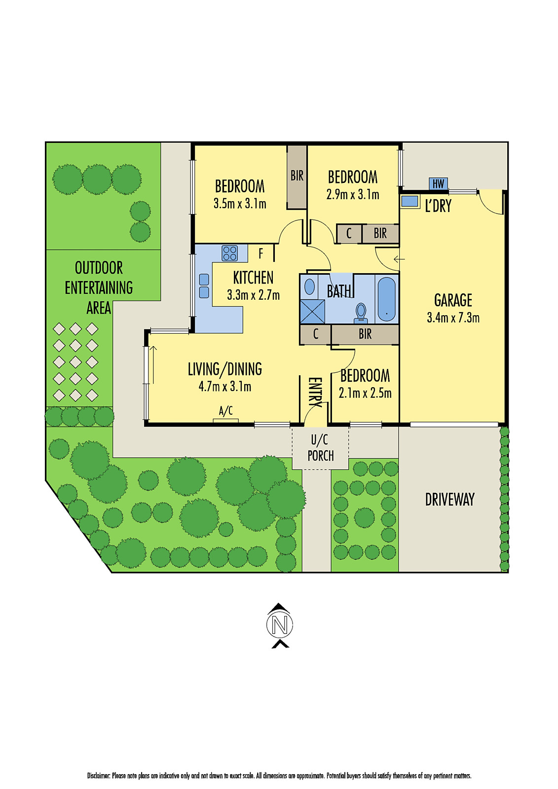 1/14 Quamby Avenue, Hamlyn Heights VIC 3215 - Floorplan