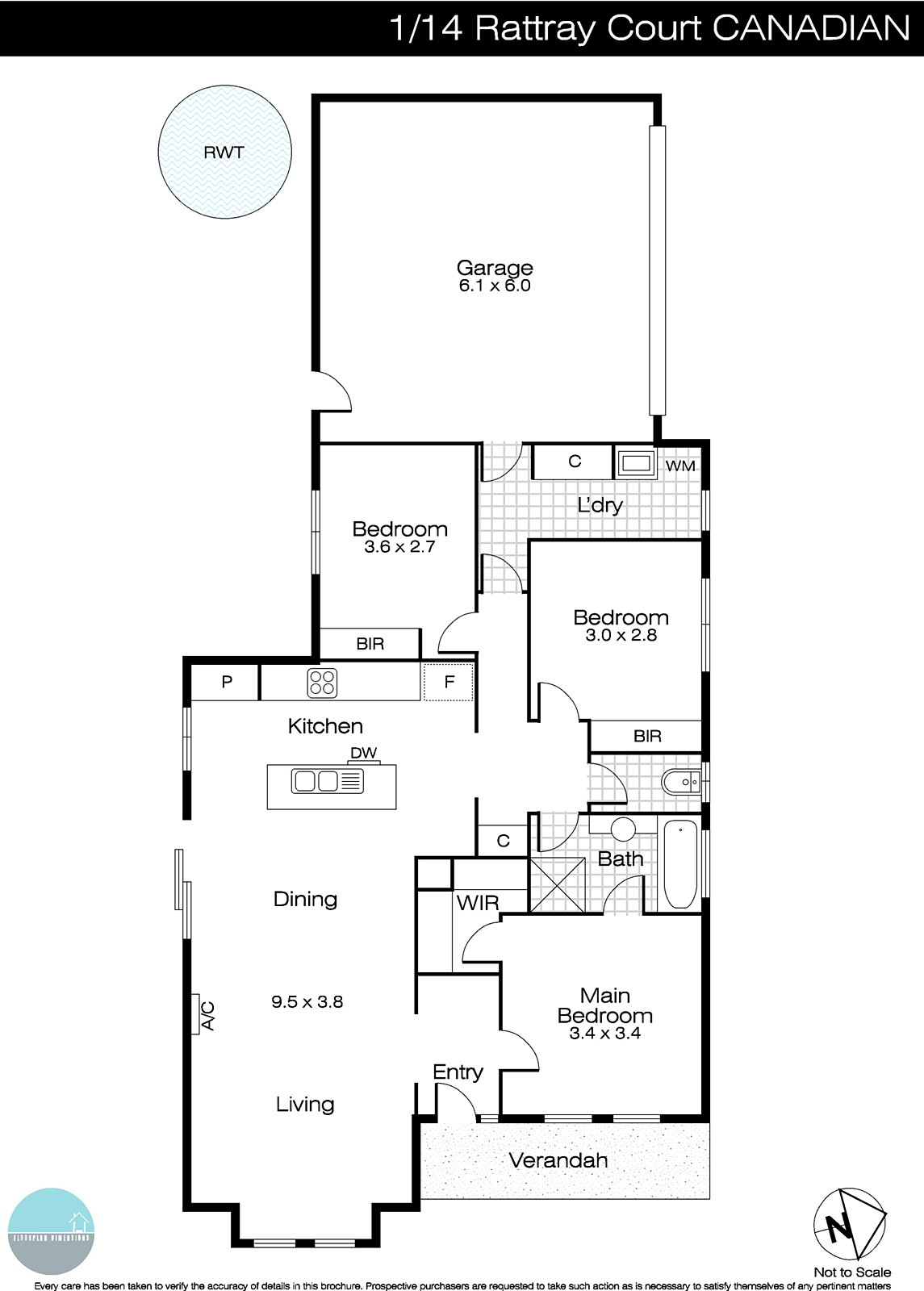 1/14 Rattray Court, Canadian VIC 3350 - Floorplan
