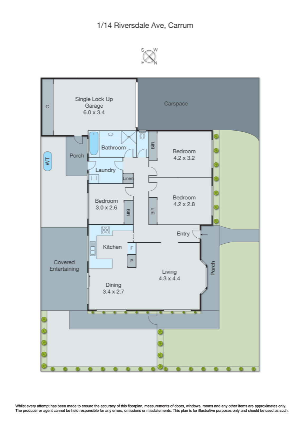 1/14 Riversdale Avenue, Carrum VIC 3197 - Floorplan