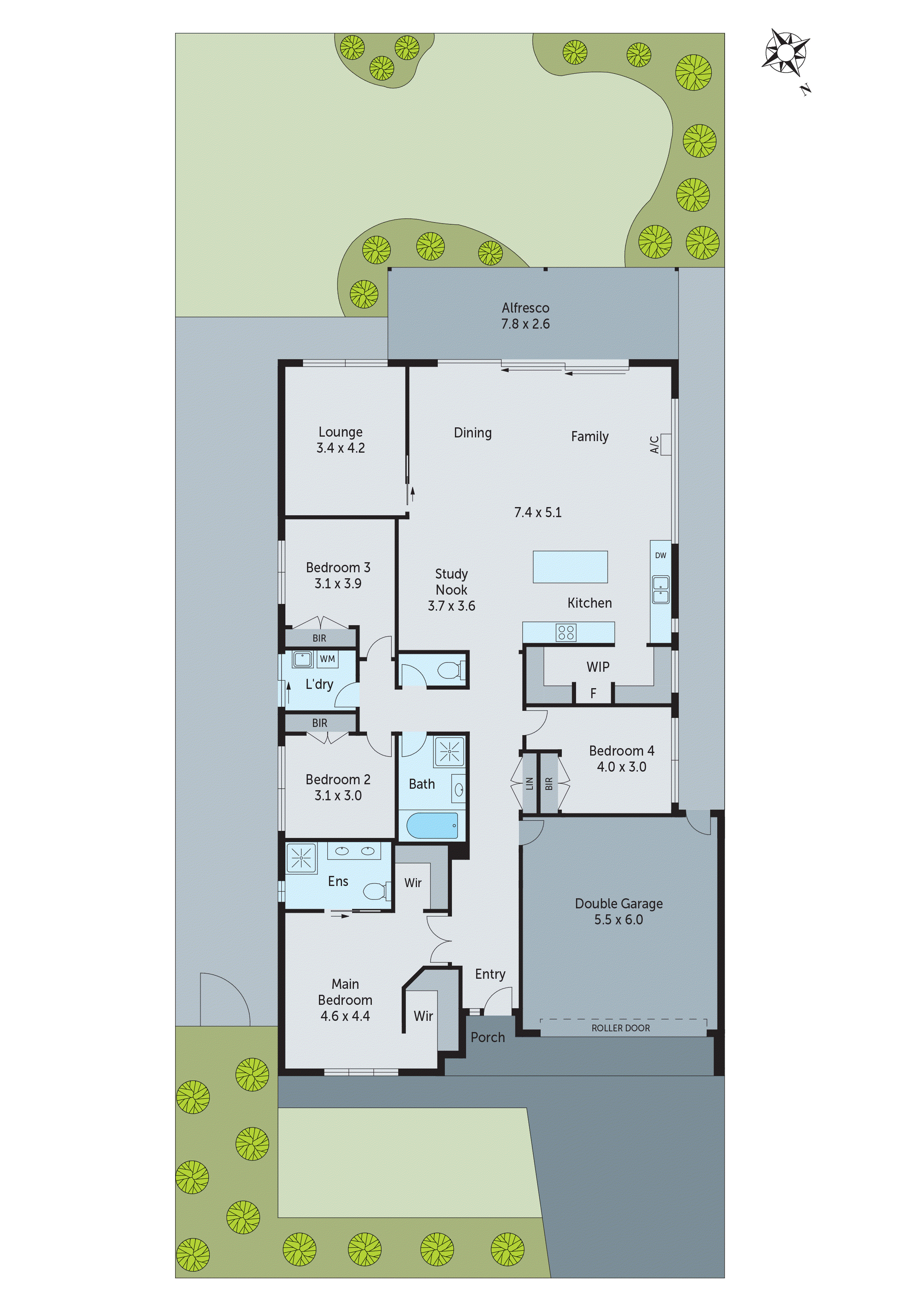 114 Rutledge Boulevard, North Geelong VIC 3215 - Floorplan