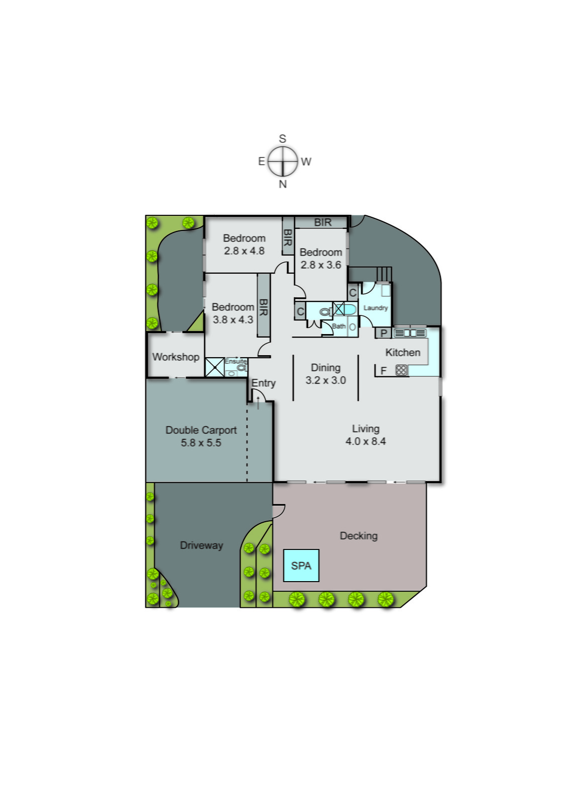 1/14 Sandford Street, Highett VIC 3190 - Floorplan