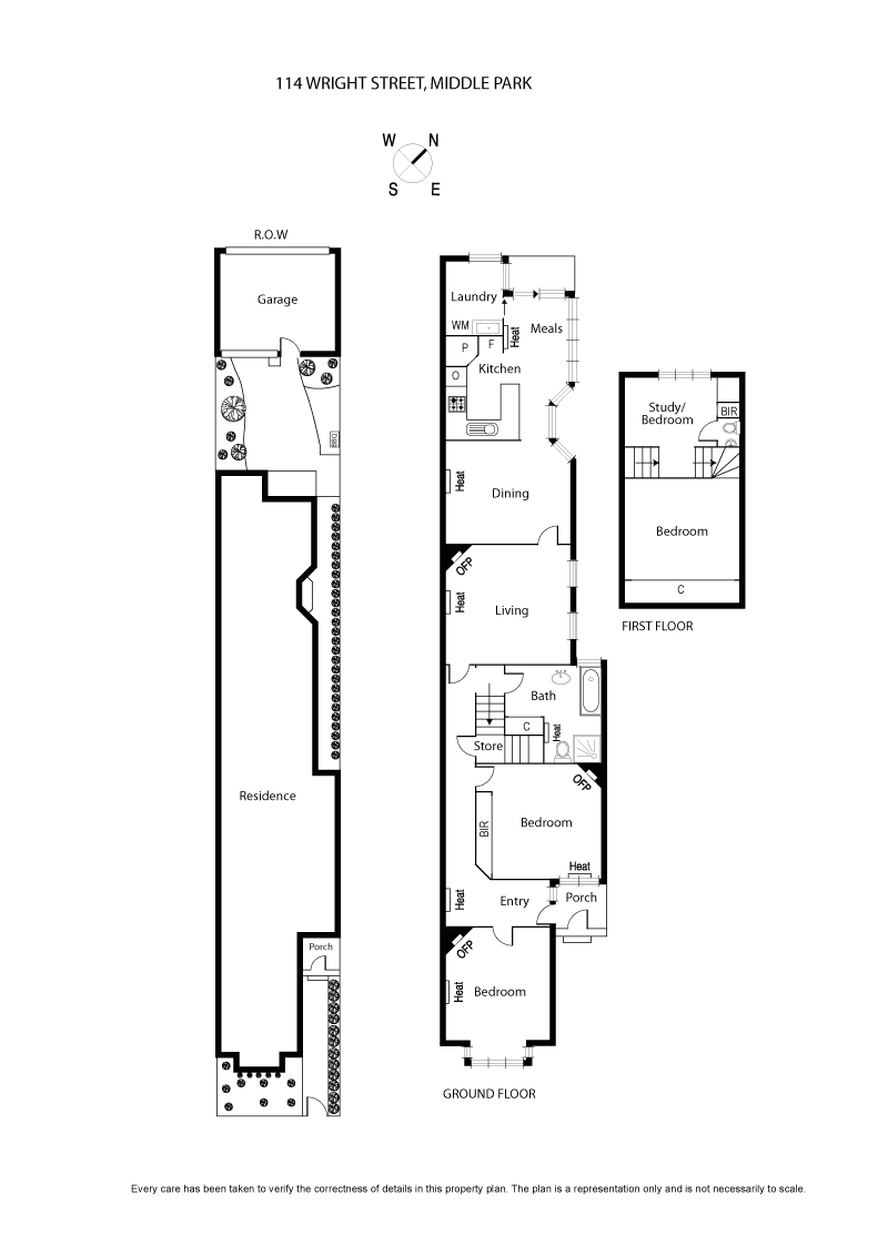 114 Wright Street, MIDDLE PARK VIC 3206 - Floorplan