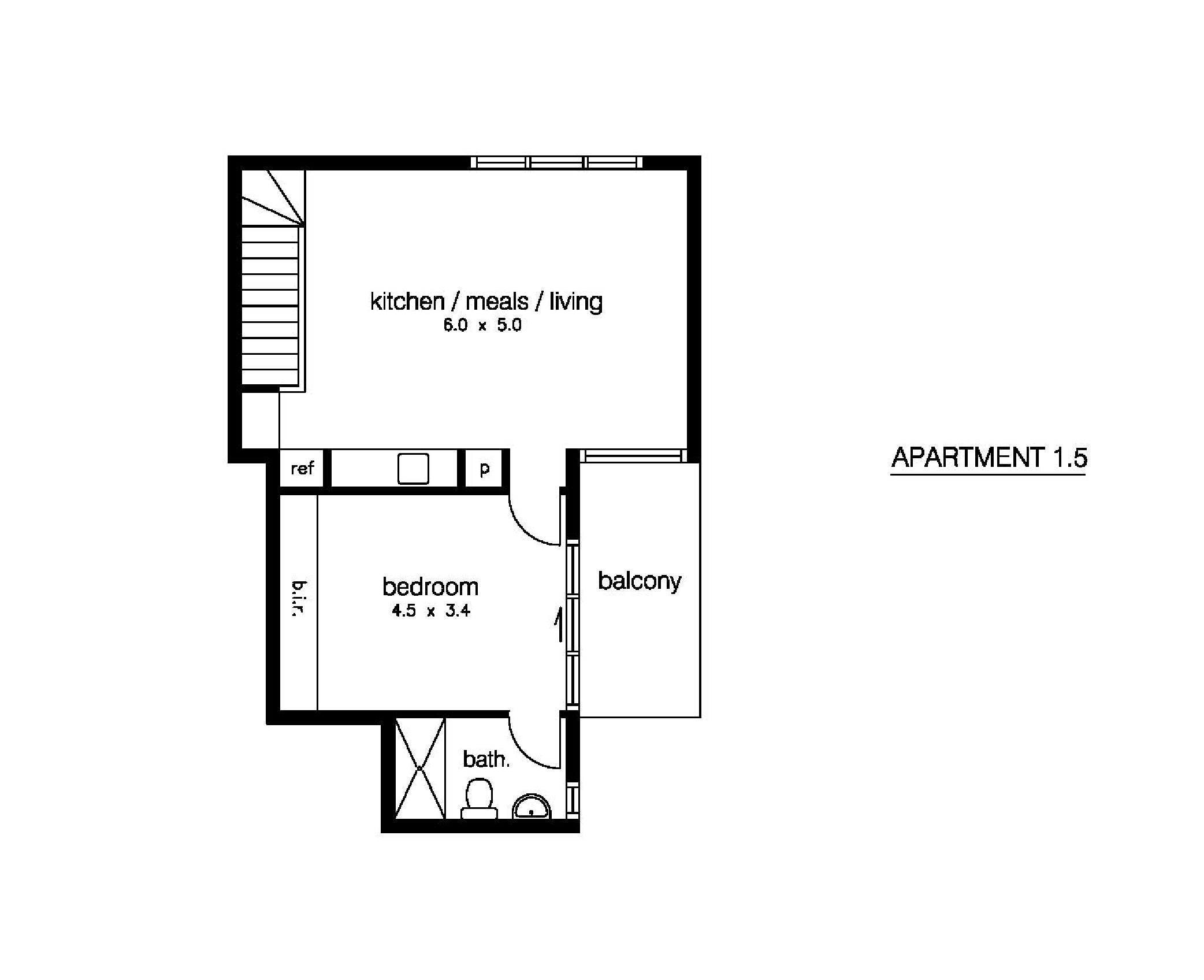1/141 Stephen Street, YARRAVILLE VIC 3013 - Floorplan