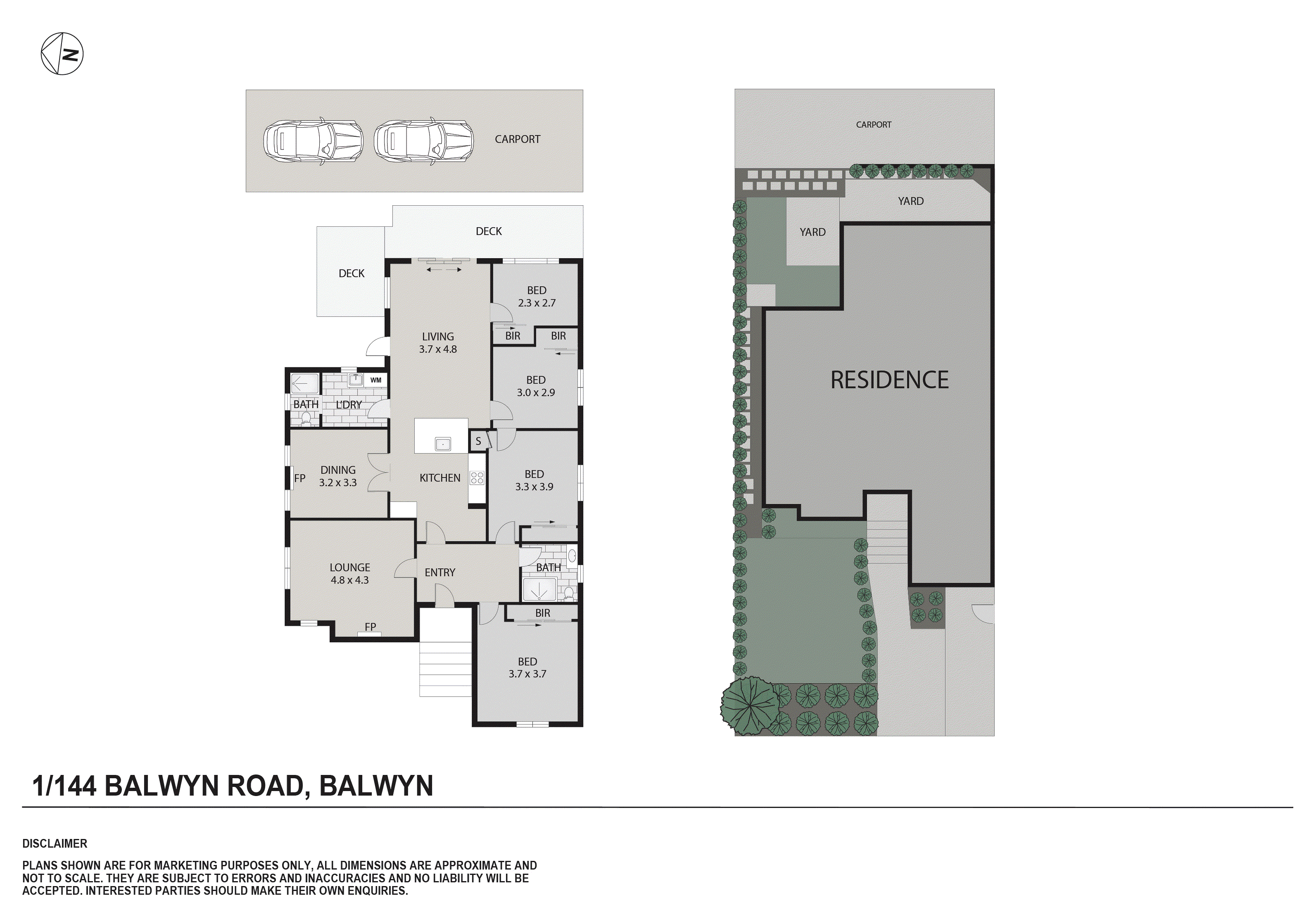 1/144 Balwyn Road, Balwyn VIC 3103 - Floorplan