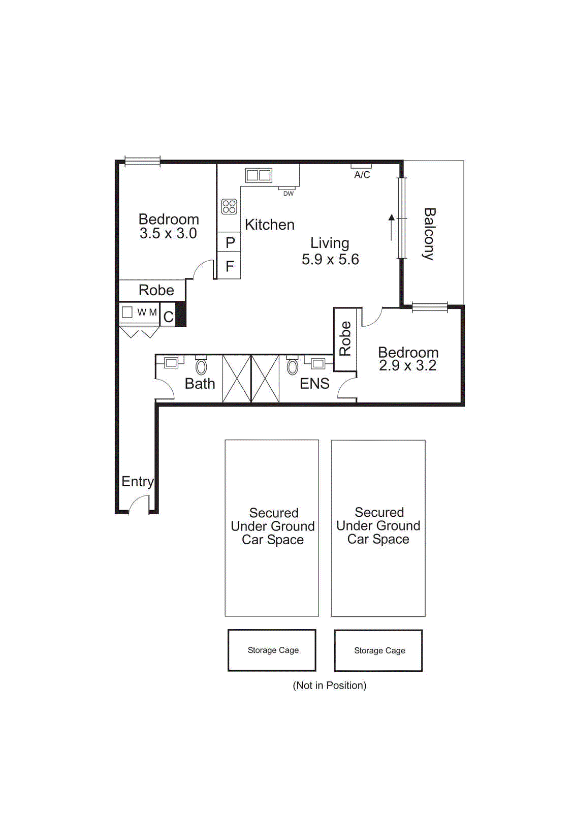 114/6 Dart Street, Highett VIC 3190 - Floorplan