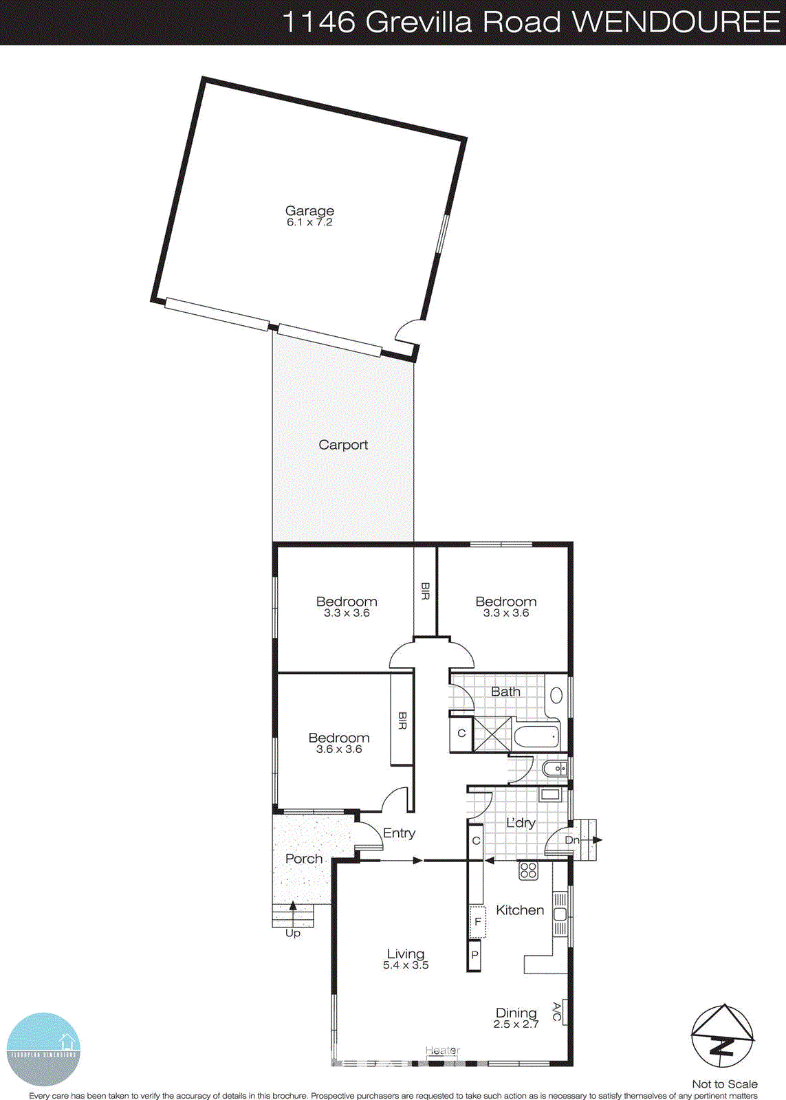 1146 Grevillea Road, Wendouree VIC 3355 - Floorplan