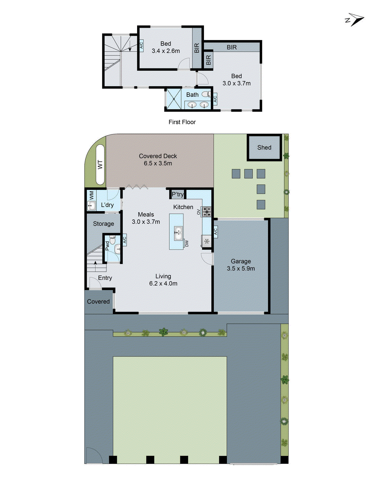 1/15 Bevan Avenue, Clayton South VIC 3169 - Floorplan
