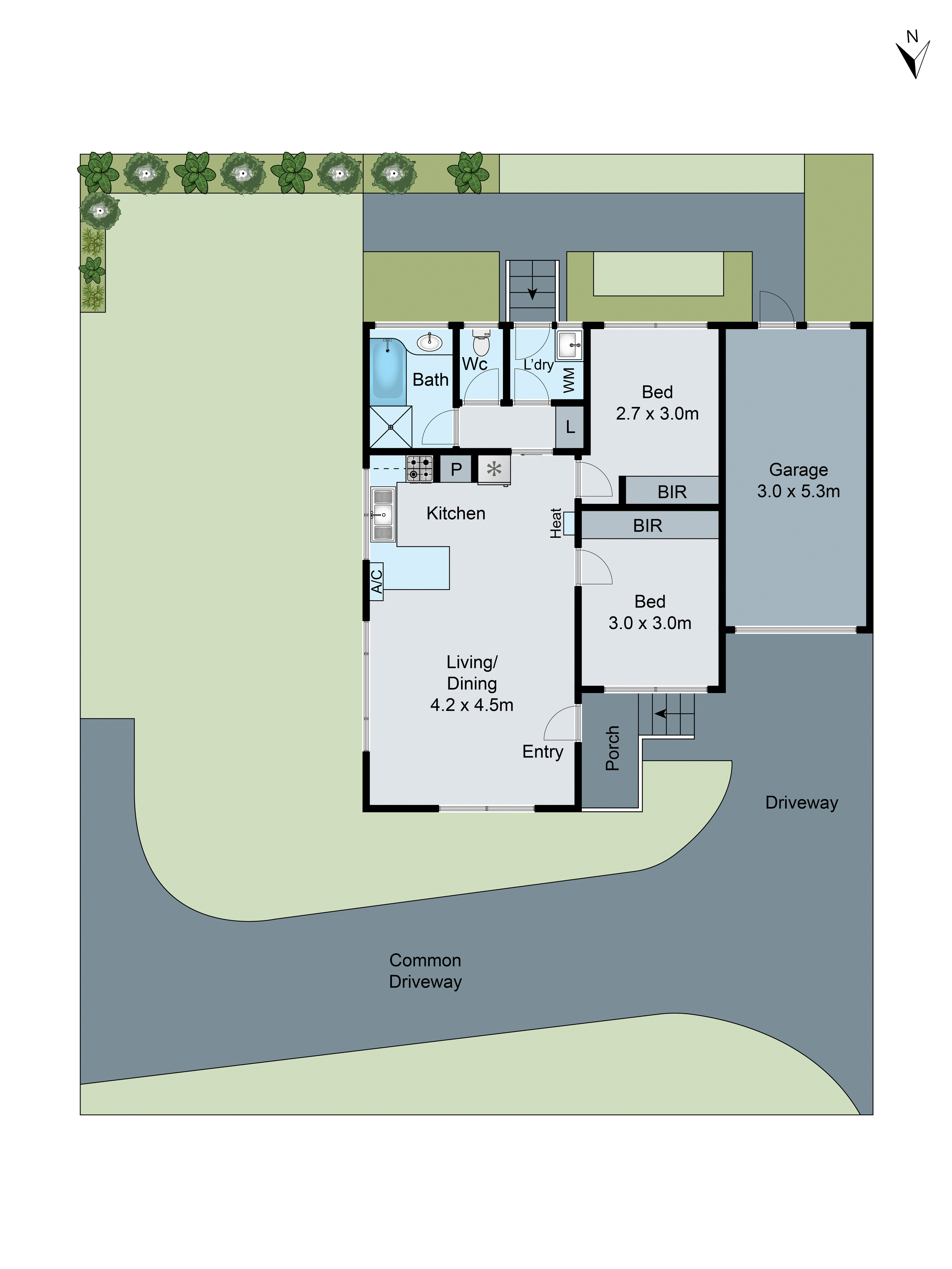 1/15 Bostock Avenue, Manifold Heights VIC 3218 - Floorplan