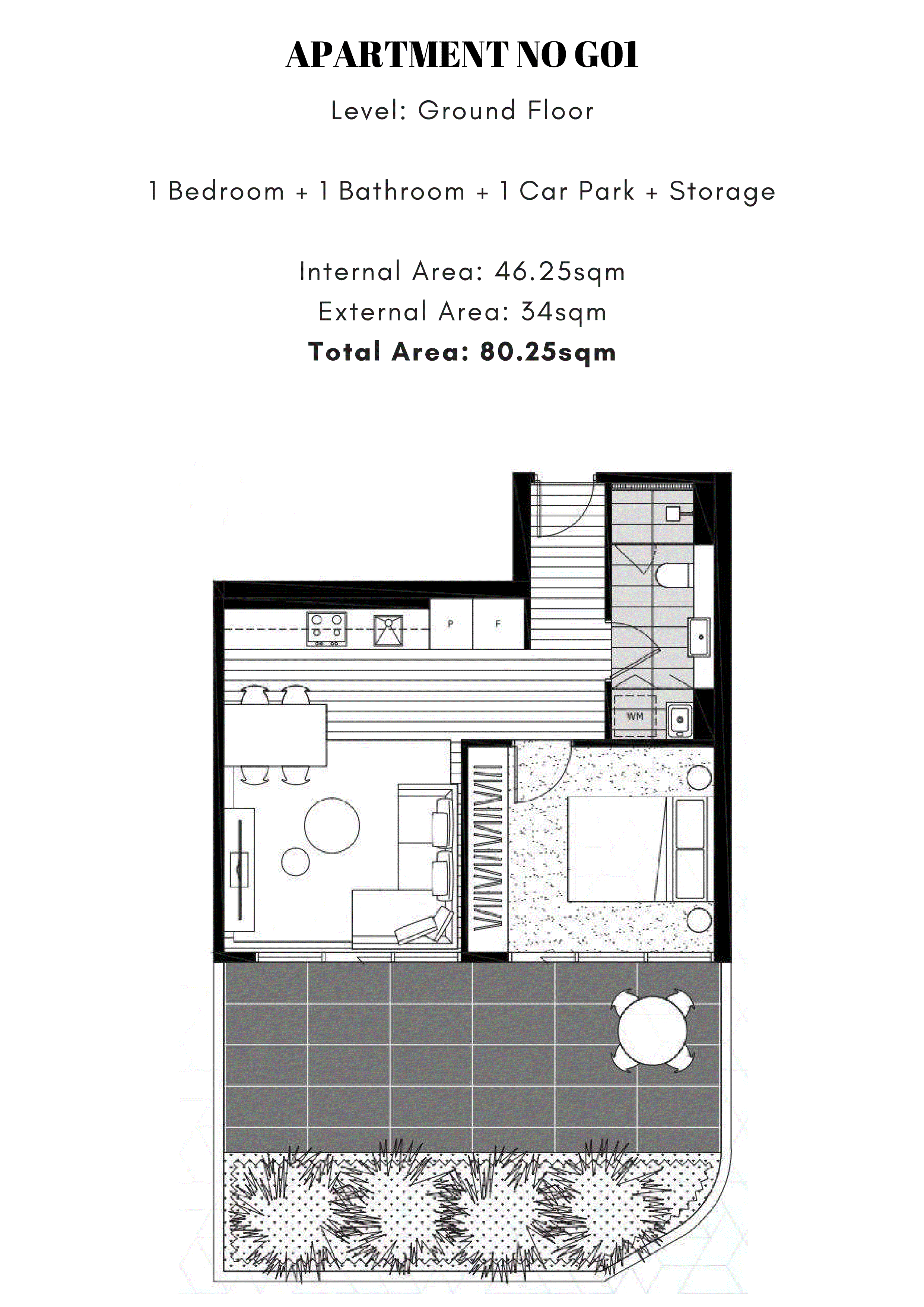1/15 Major Street, Highett VIC 3190 - Floorplan