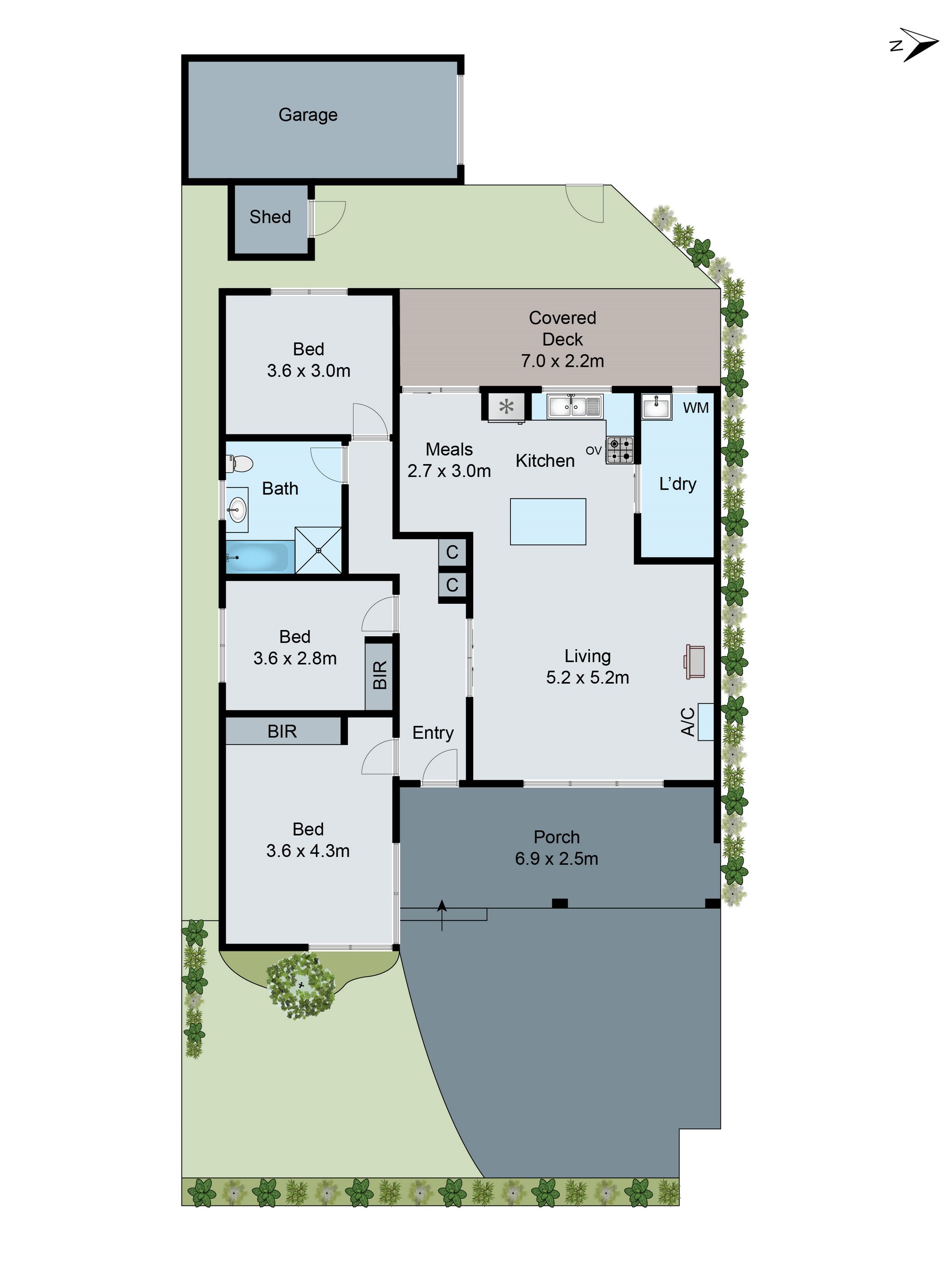 1/15 Tarella Drive, MOUNT WAVERLEY VIC 3149 - Floorplan