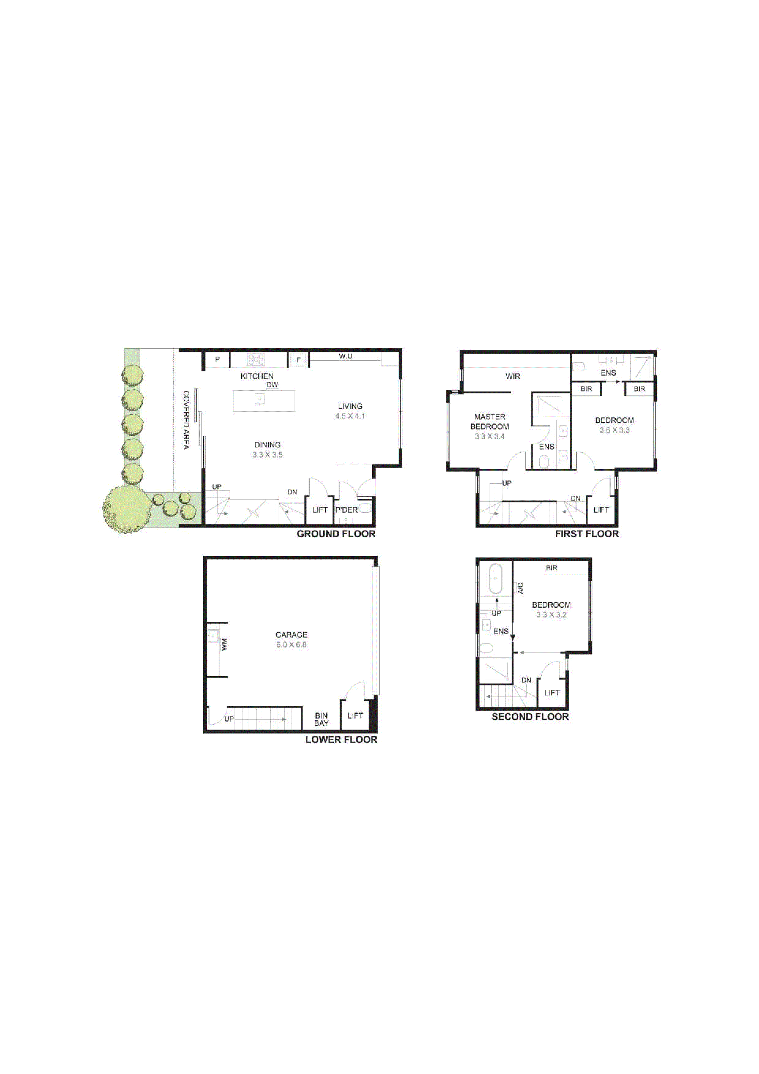 1/15 Thomas Street, Hampton VIC 3188 - Floorplan