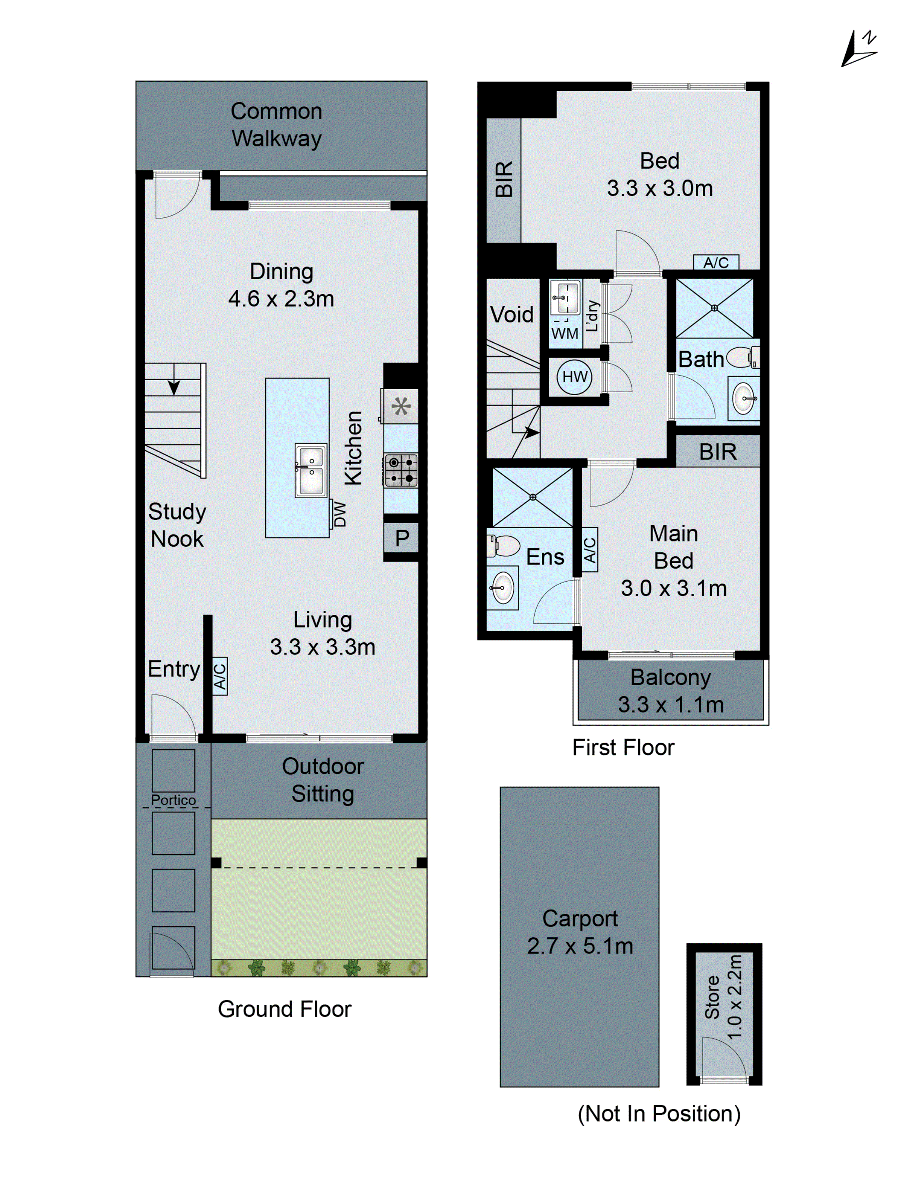 1/150 Pigdons Road, Highton VIC 3216 - Floorplan