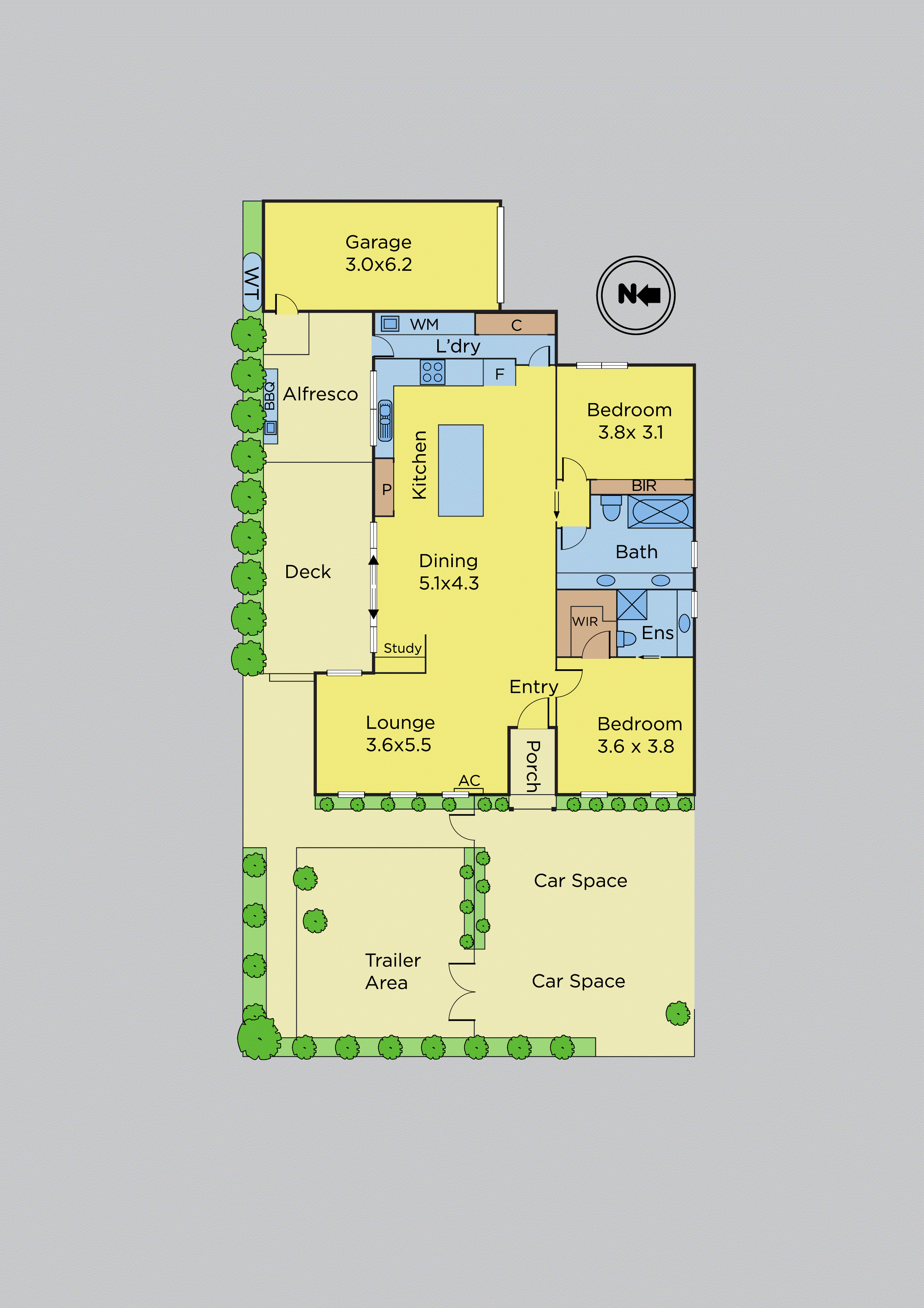 1/151 Fortescue Avenue, Seaford VIC 3198 - Floorplan