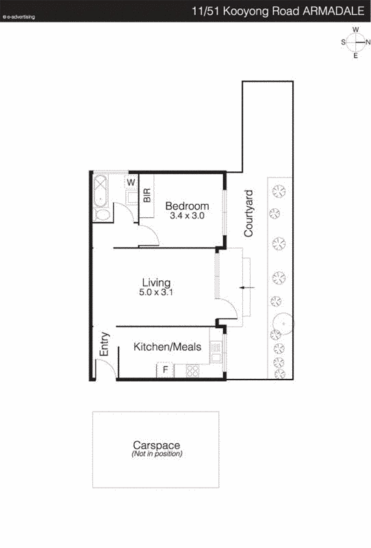 11/51 Kooyong Road, ARMADALE VIC 3143 - Floorplan