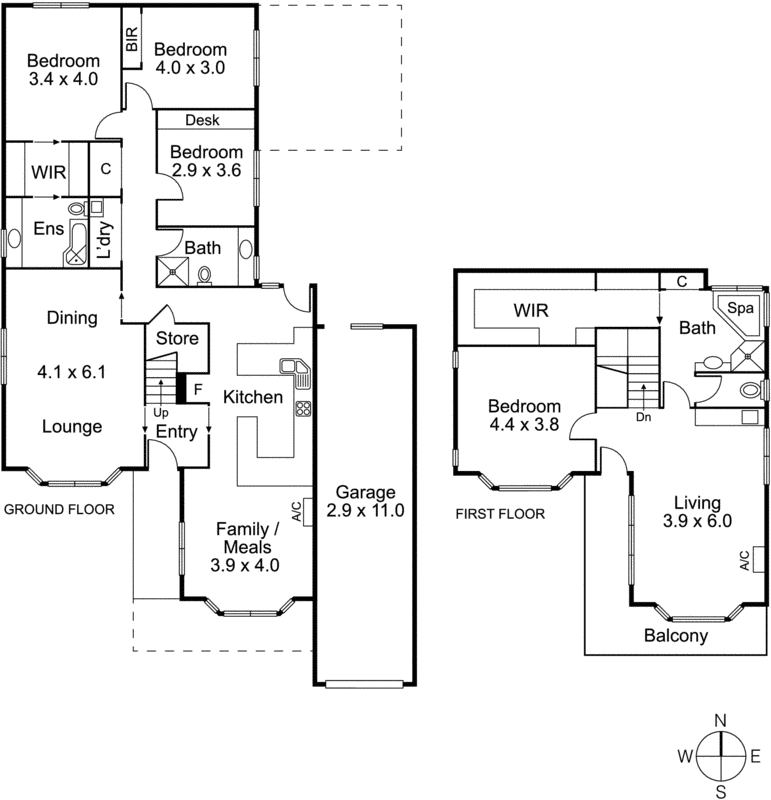 1/152 Beach Road, Parkdale VIC 3195 - Floorplan