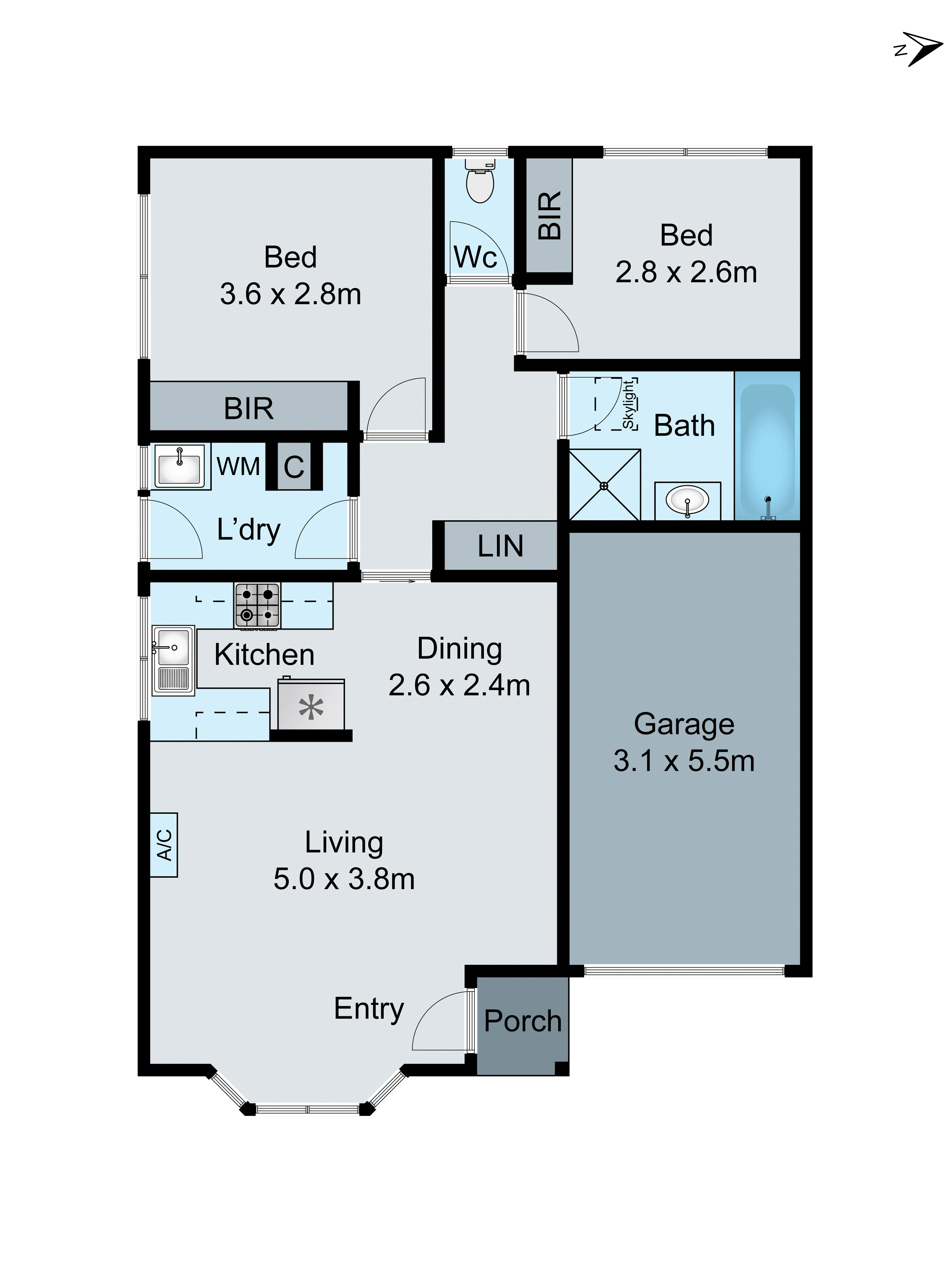 1/154 Skene Street, Newtown VIC 3220 - Floorplan
