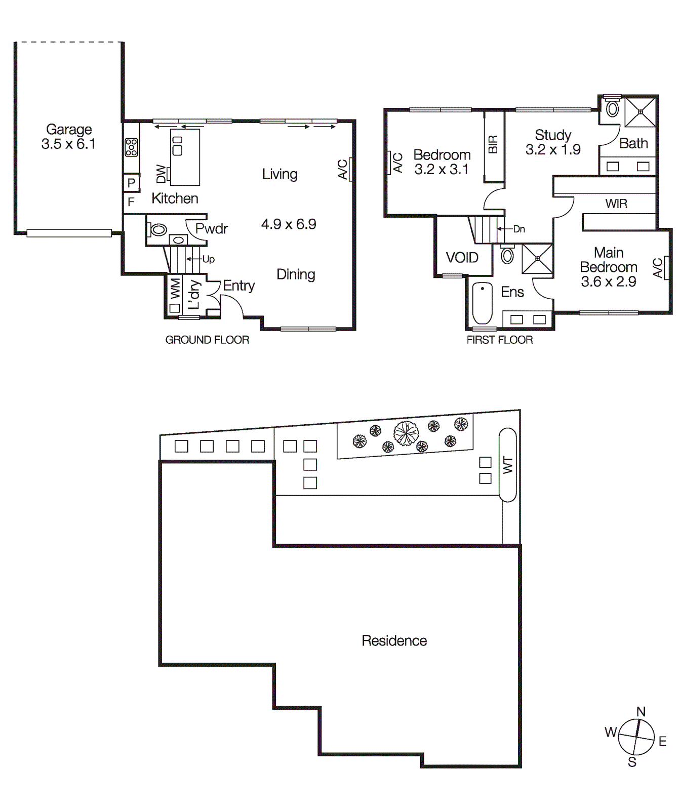 1/15a Burt Crescent, Hampton East VIC 3188 - Floorplan