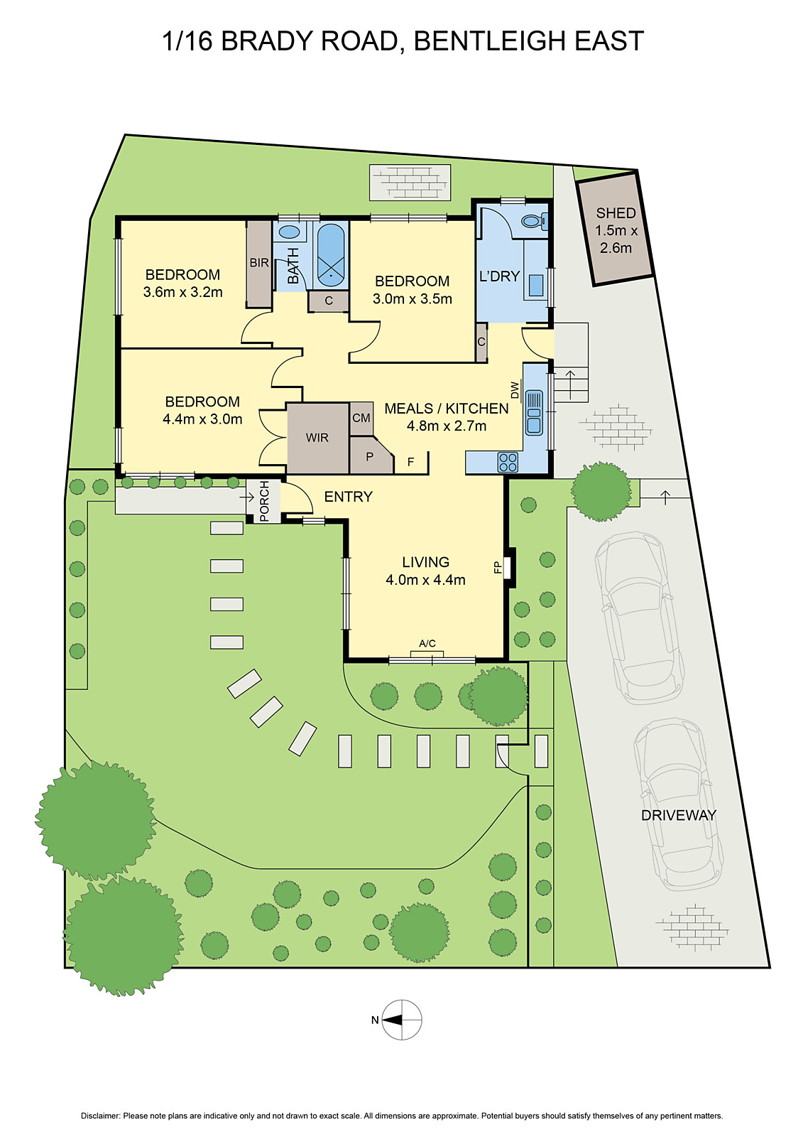 1/16 Brady Road, Bentleigh East VIC 3165 - Floorplan