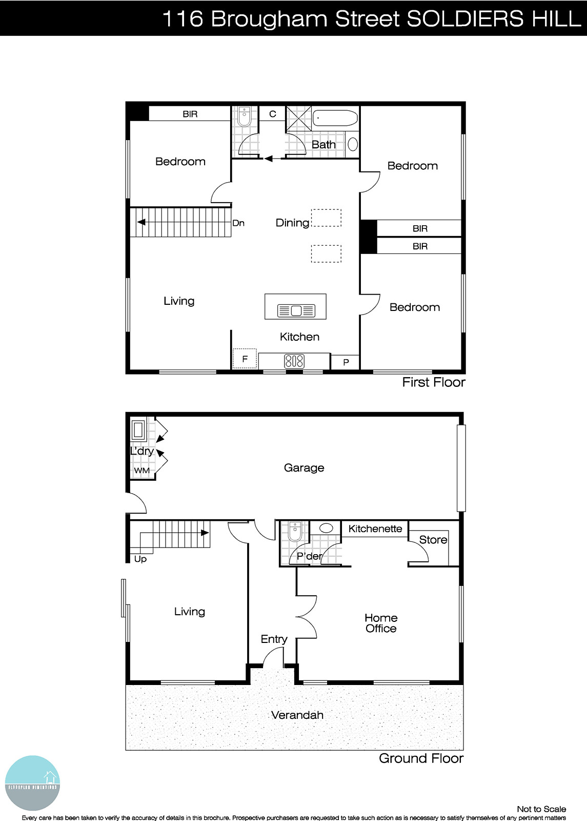 116 Brougham Street, Soldiers Hill VIC 3350 - Floorplan