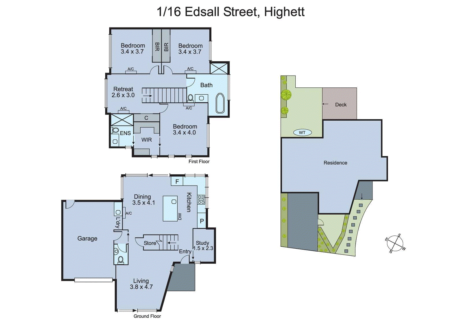 1/16 Edsall Street, Highett VIC 3190 - Floorplan