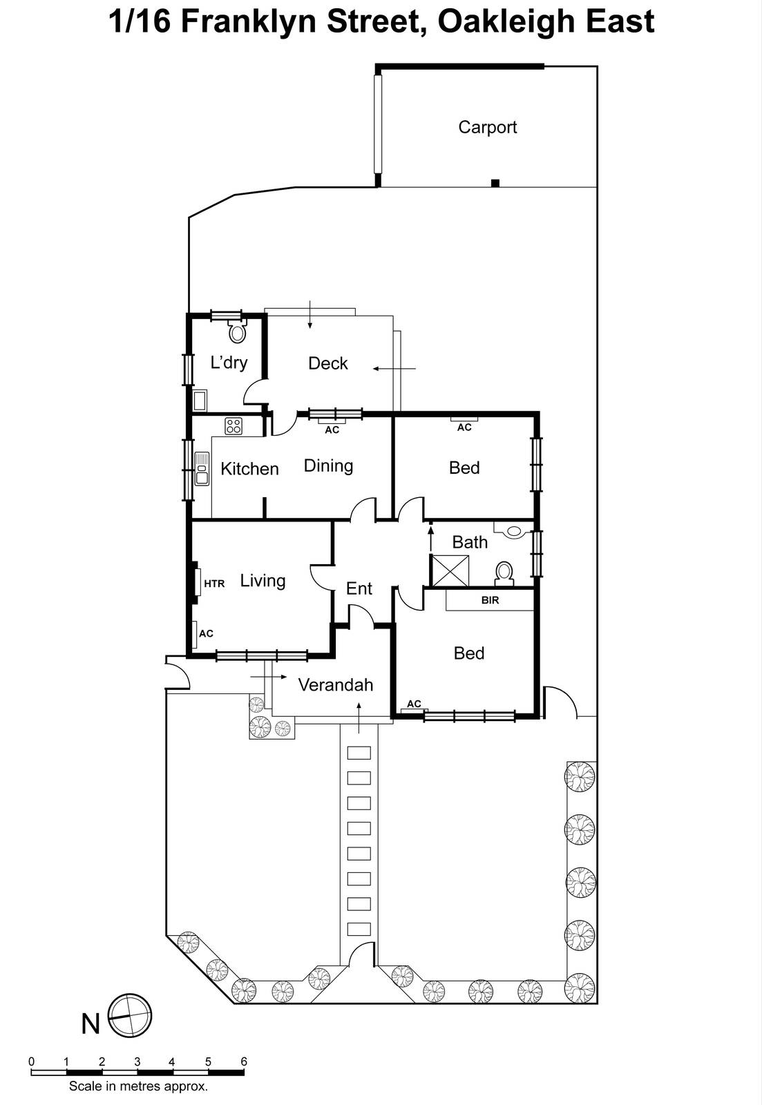 1/16 Franklyn Street, Oakleigh East VIC 3166 - Floorplan