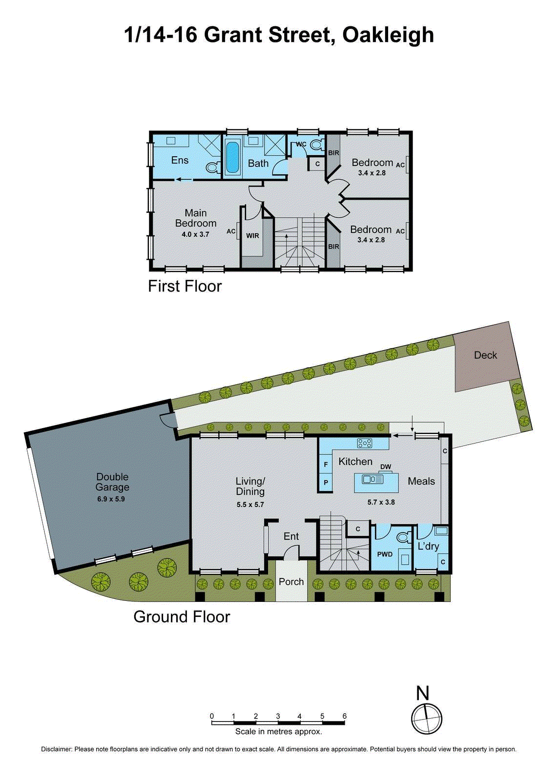 1/16 Grant Street, Oakleigh VIC 3166 - Floorplan