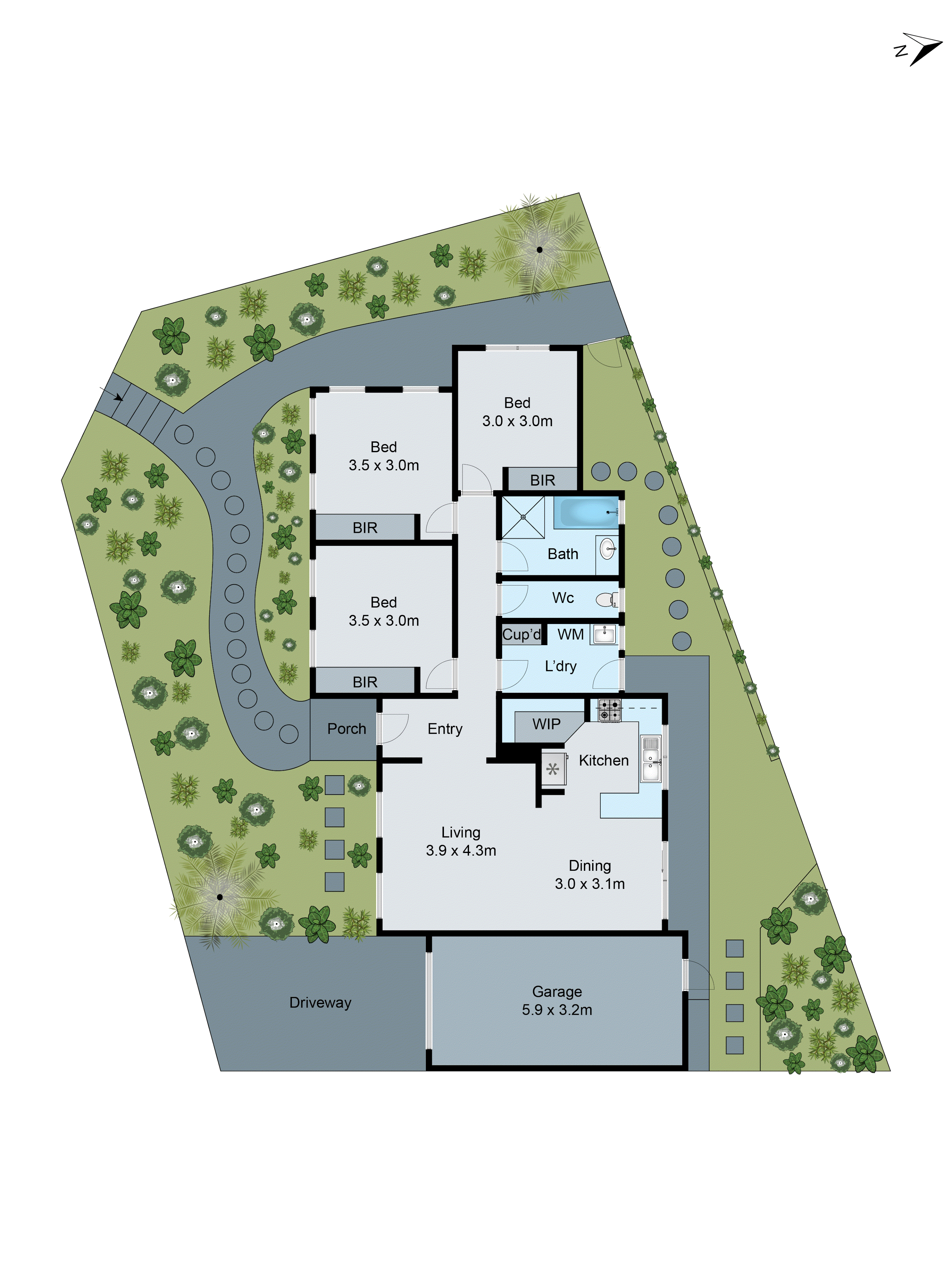 1/16 Lansell Drive, Highton VIC 3216 - Floorplan