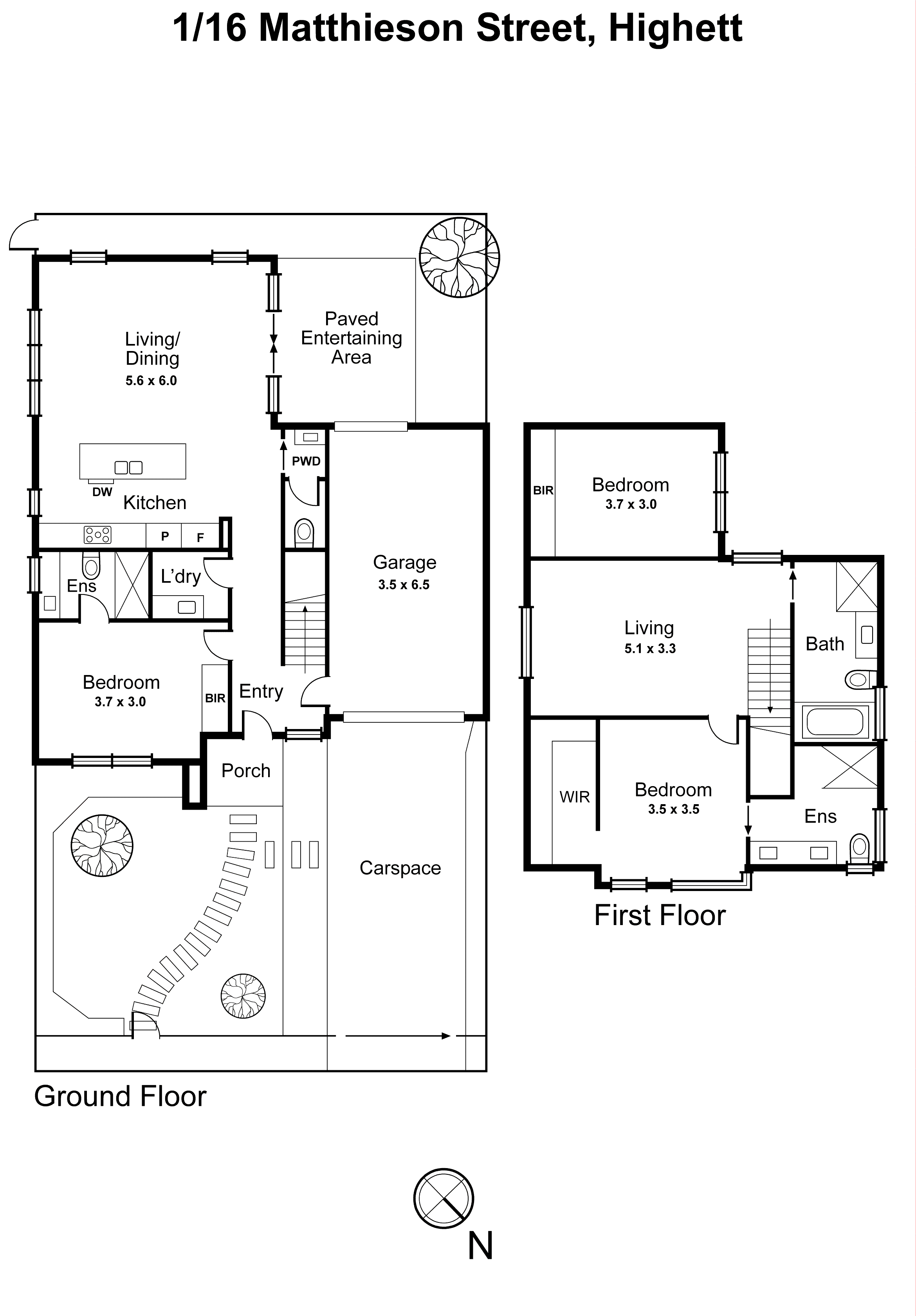 1/16 Matthieson Street, Highett VIC 3190 - Floorplan
