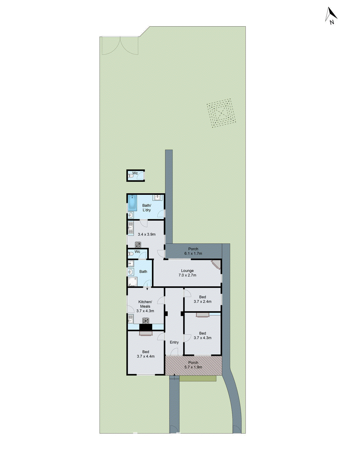 116 Prospect Road, Newtown VIC 3220 - Floorplan