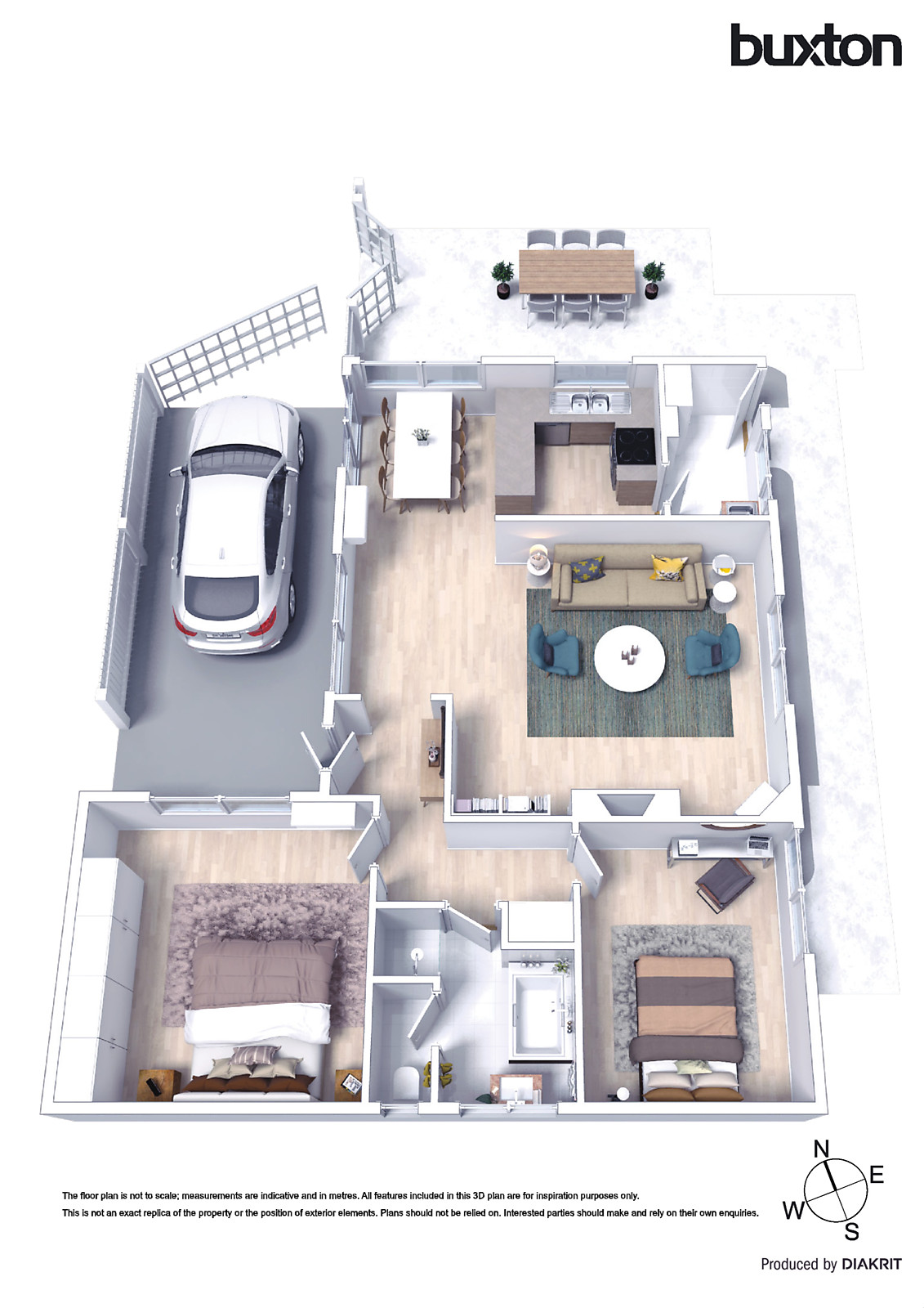 1/16 St Marks Close, Dingley Village VIC 3172 - Floorplan