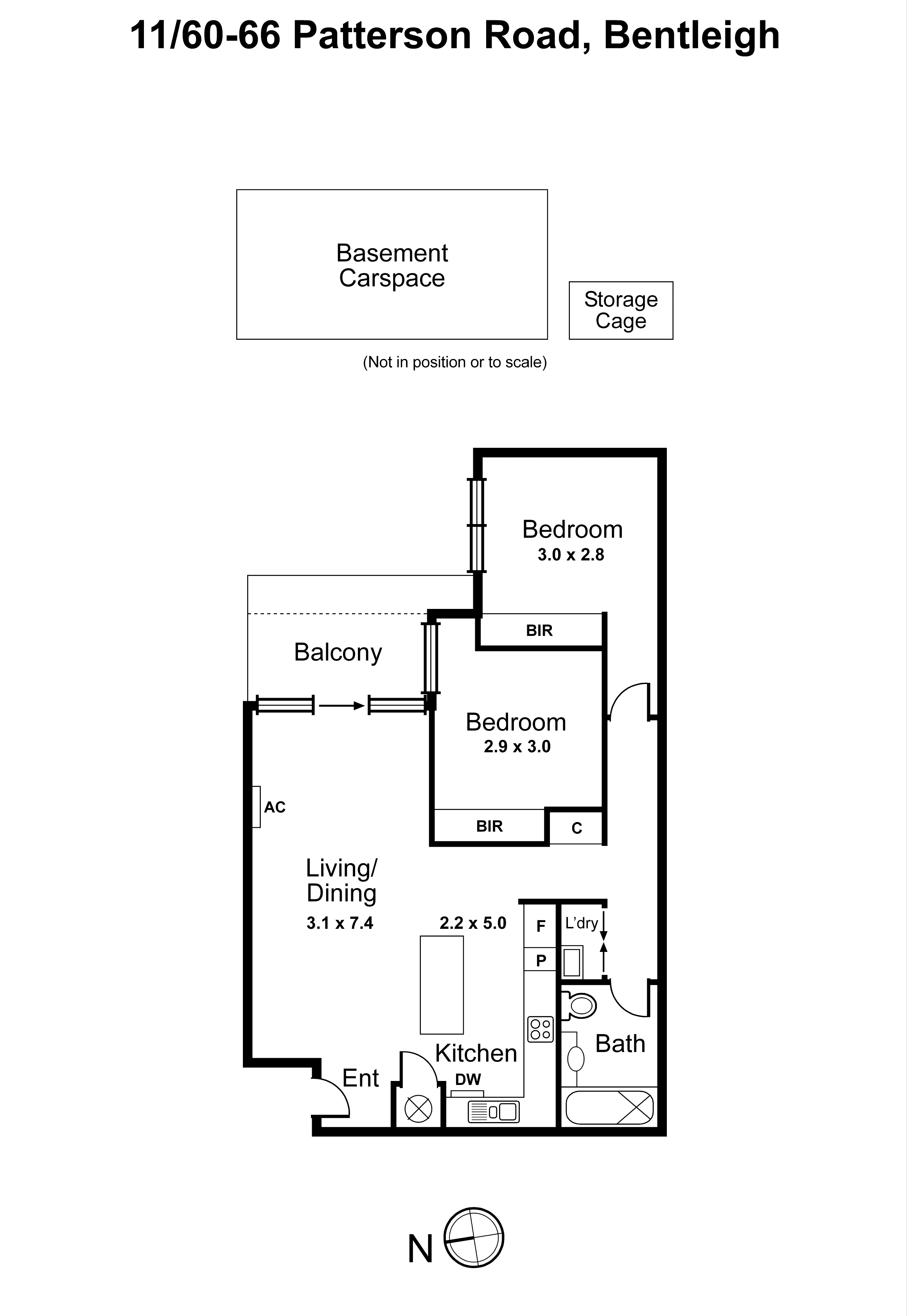 11/60-66 Patterson Road, Bentleigh VIC 3204 - Floorplan