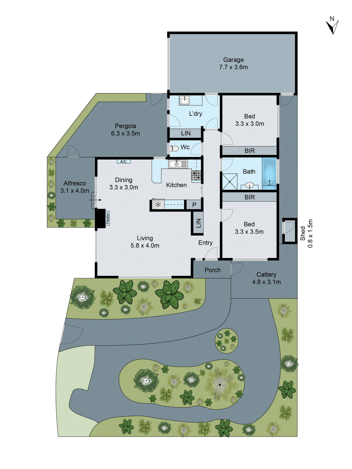 1/160 Grove Road, Grovedale VIC 3216 - Floorplan