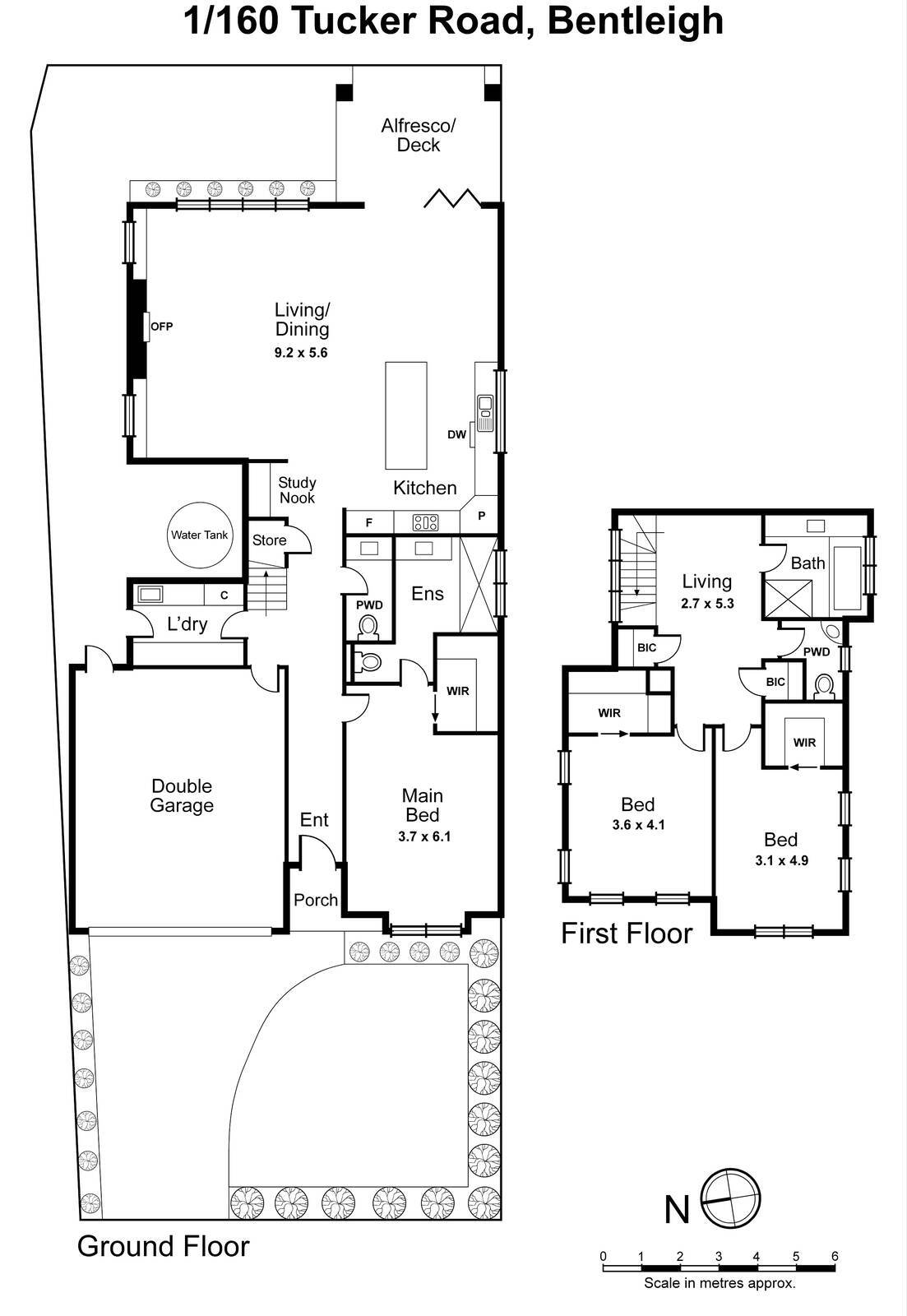 1/160 Tucker Road, Bentleigh VIC 3204 - Floorplan
