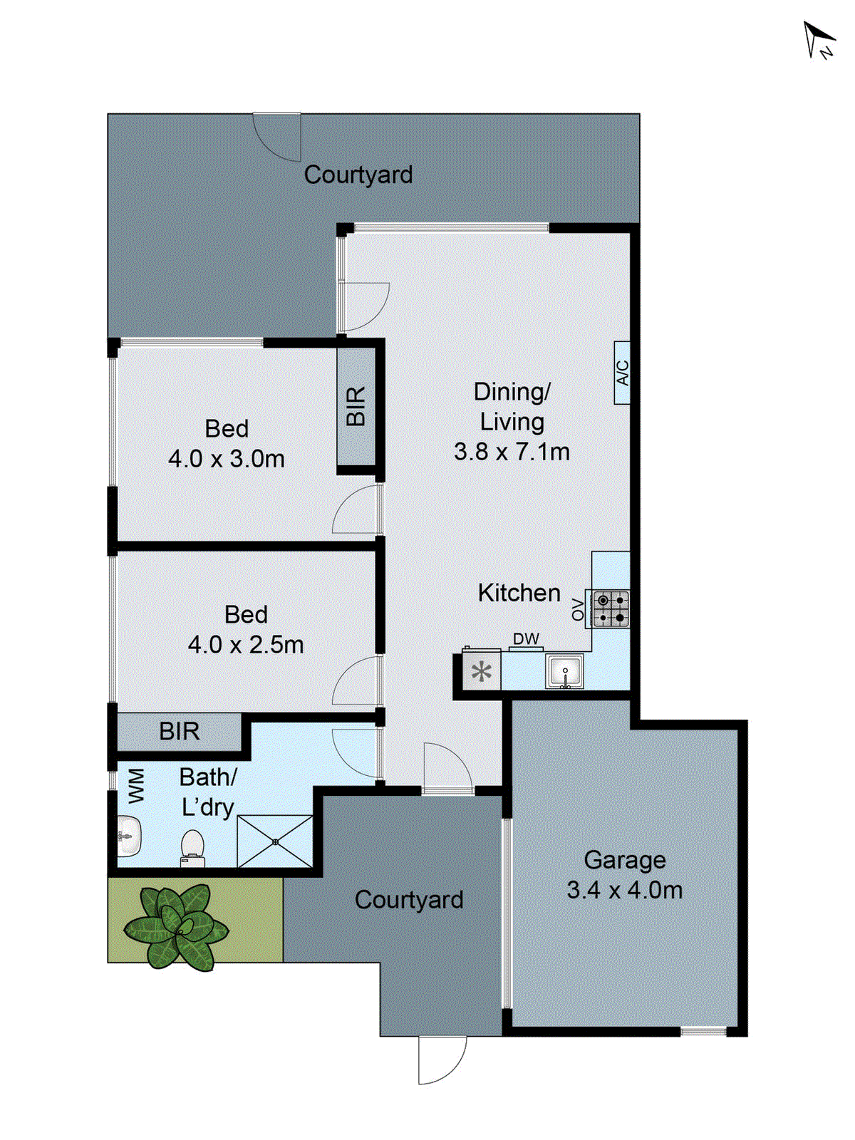 1/1654 Dandenong Road, Oakleigh East VIC 3166 - Floorplan