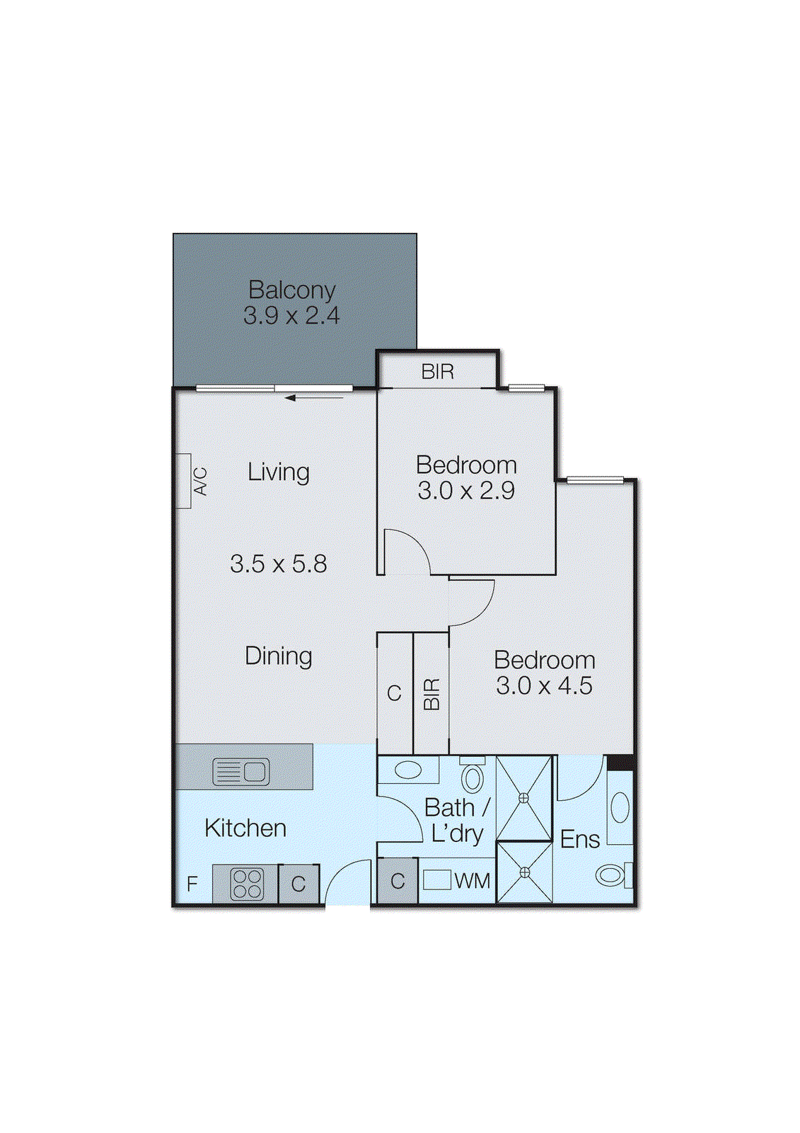 116/60 Autumn Terrace, Clayton South VIC 3169 - Floorplan