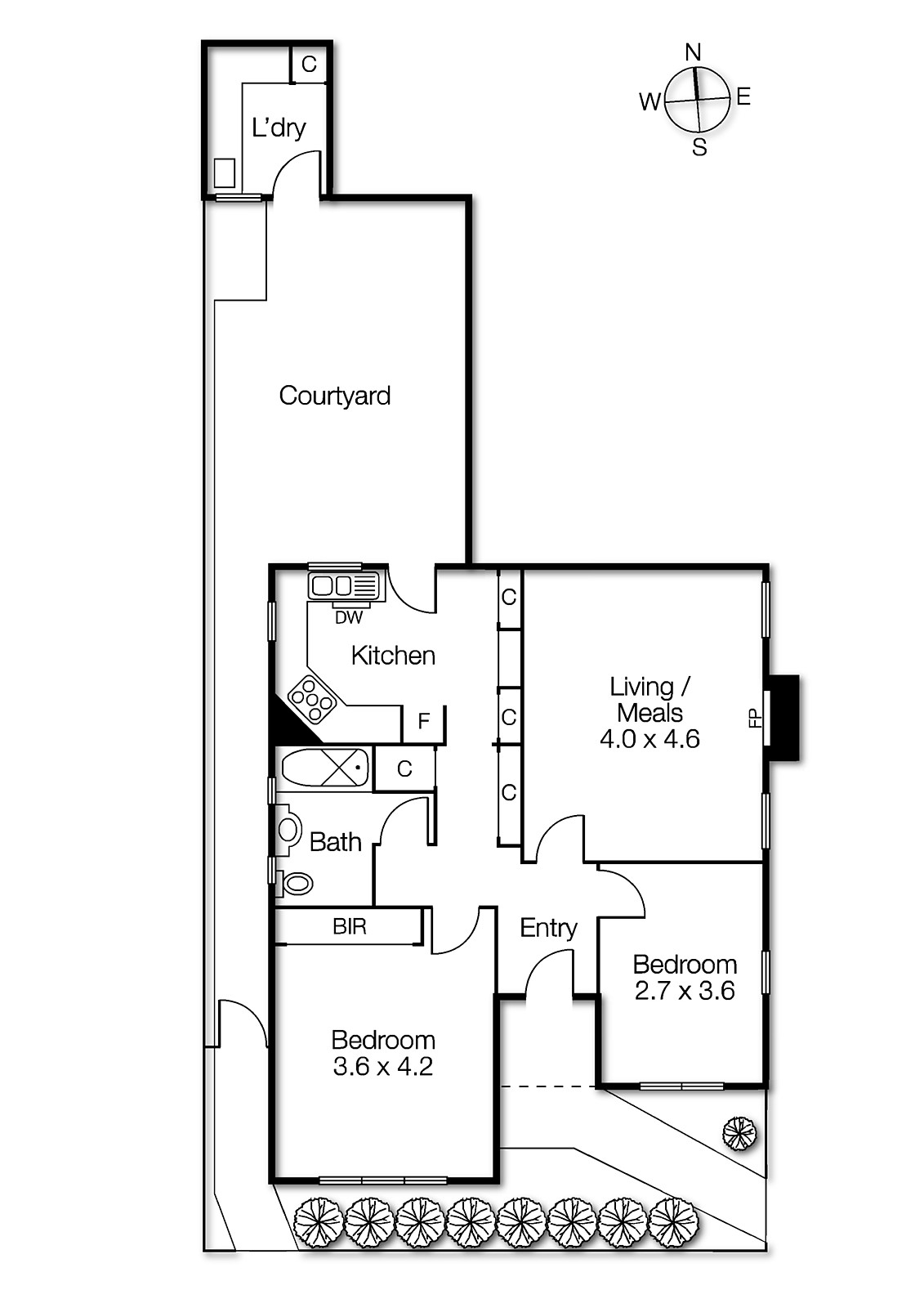 1/17 Albion Street, Balaclava VIC 3183 - Floorplan