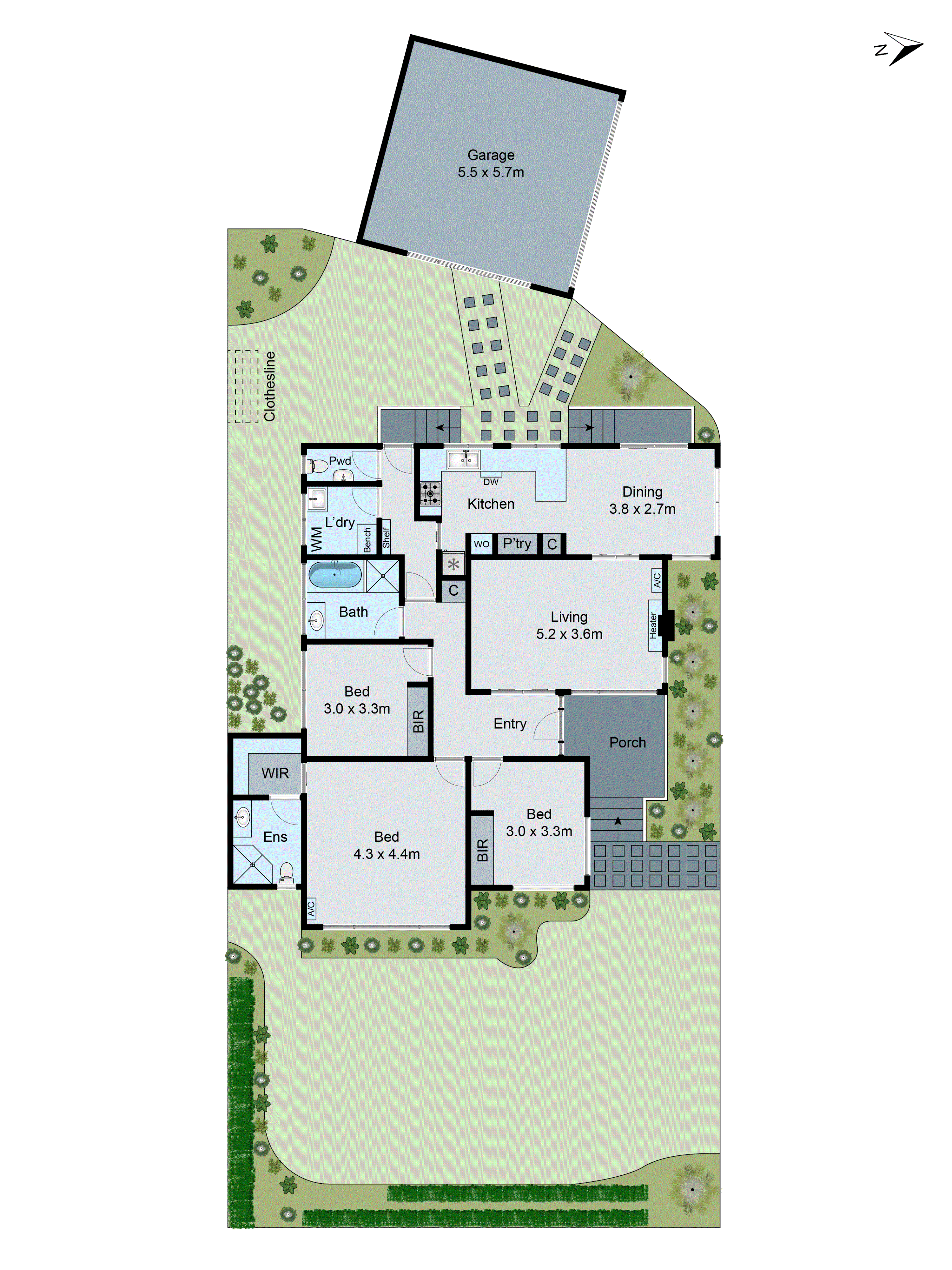 1/17 Cassinia Avenue, Ashwood VIC 3147 - Floorplan